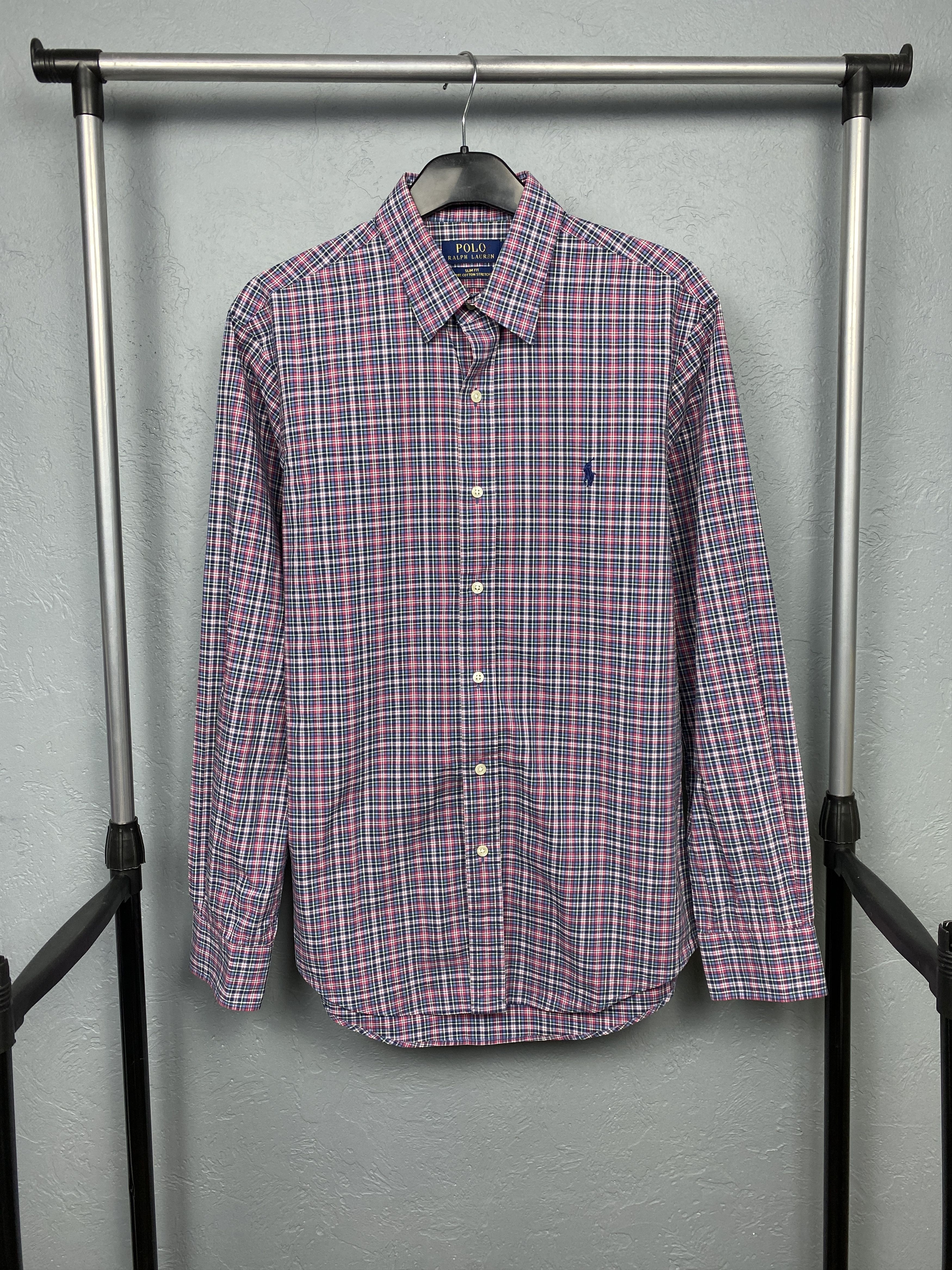Polo Ralph Lauren Polo Ralph Lauren Vintage Mens Long Sleeve Plaid Shirt Size US M / EU 48-50 / 2 - 1 Thumbnail