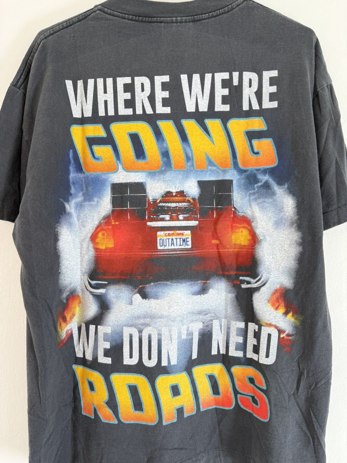 Vintage Back to the future movie merch vintage tee t shirt air mag Size US XL / EU 56 / 4 - 4 Thumbnail