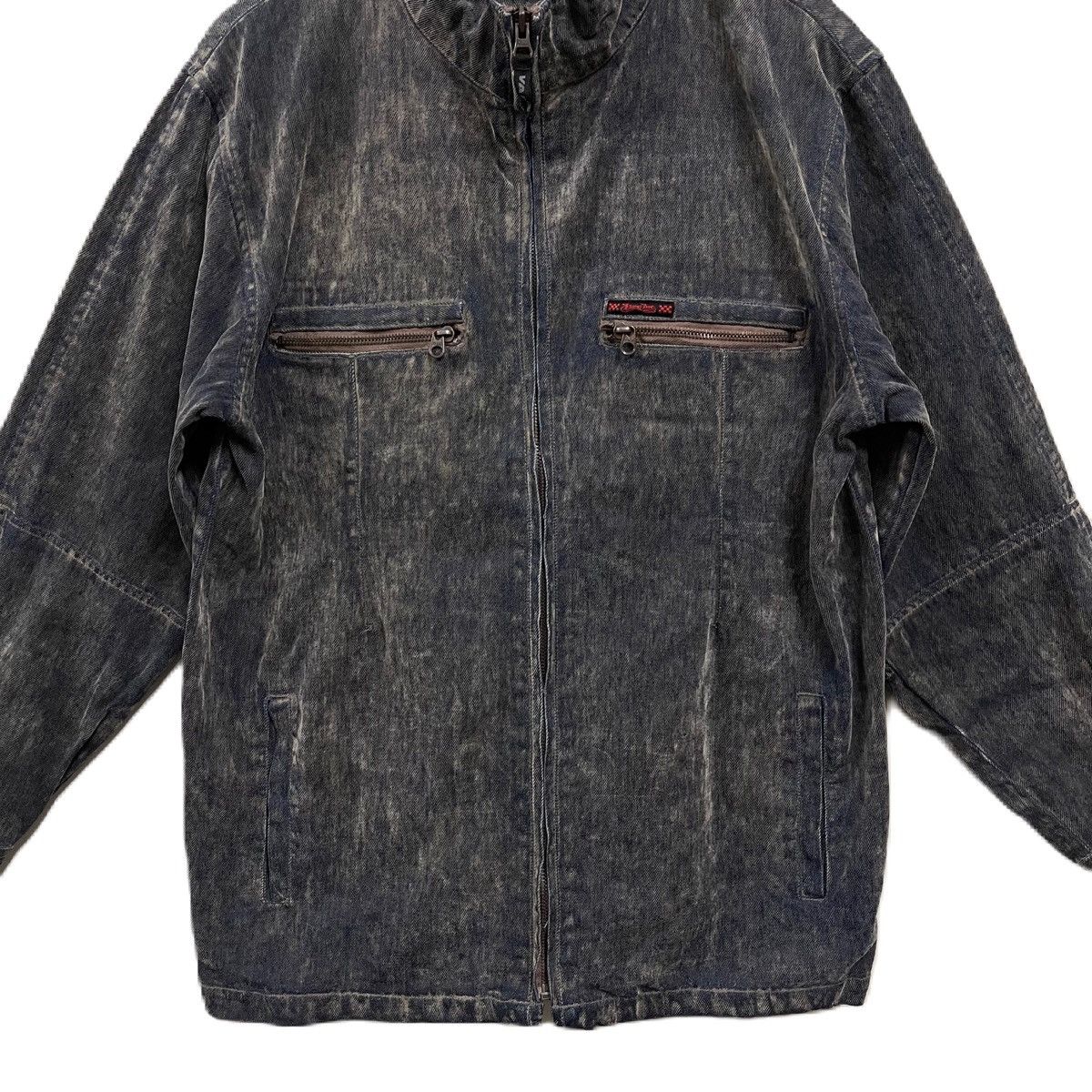 Vans Vintage VANS Denim Jacket Zipper Size US L / EU 52-54 / 3 - 3 Thumbnail