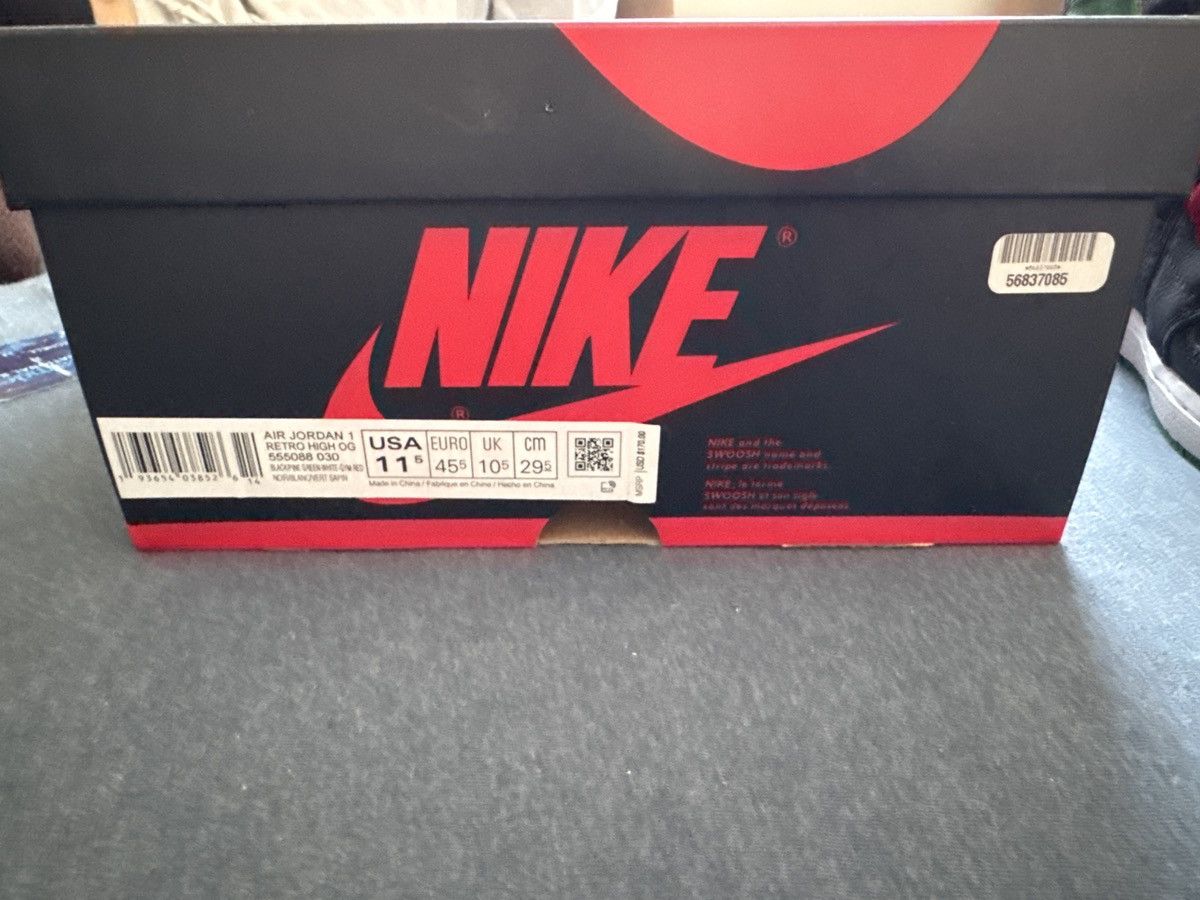 Jordan Brand Jordan 1 High Pine Green Size US 11 / EU 44 - 7 Thumbnail