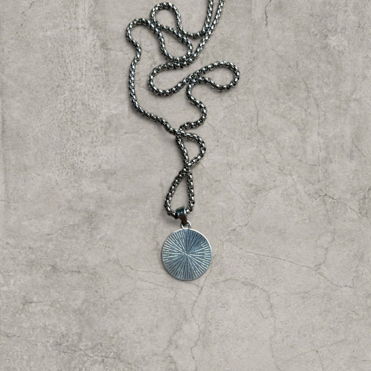 Japanese Brand Vintage style angel necklace, stainless steel. One size Size ONE SIZE - 4 Thumbnail