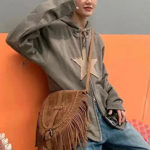 Japanese Brand Unisex Y2k Hip Hop Zipper Sweatshirt Harajuku with Stars Size US L / EU 52-54 / 3 - 3 Thumbnail