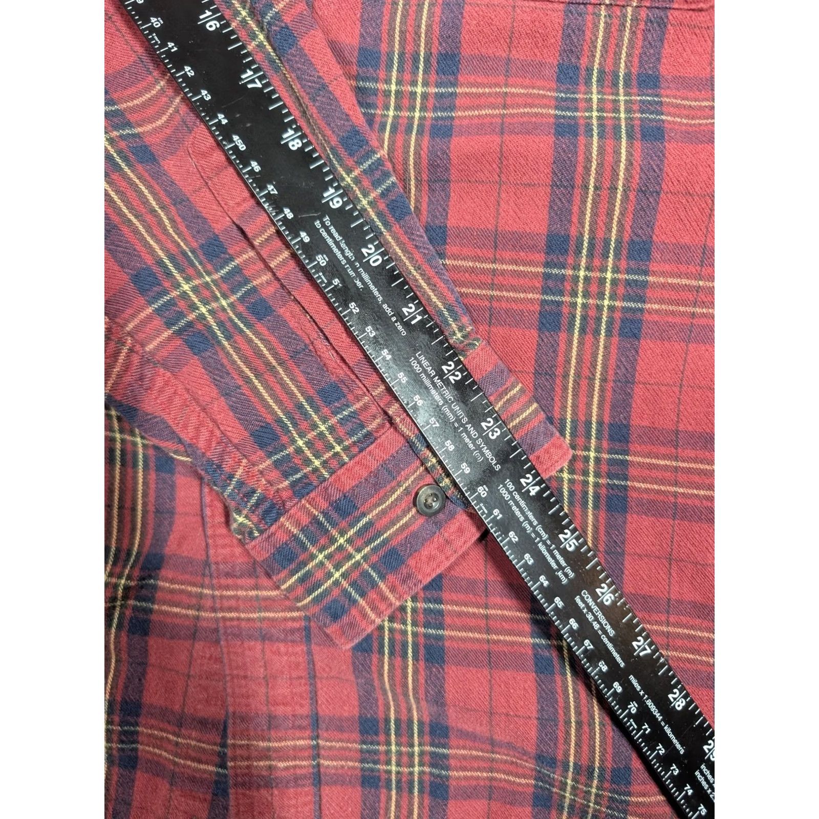 Vintage LL Bean Shirt Mens XL Red Plaid Flannel Long Sleeve Button Front Casual Size US XL / EU 56 / 4 - 4 Thumbnail