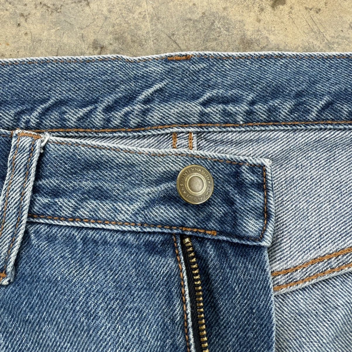 Japanese Brand VINTAGE GU STRAIGHT FADED RIPPEP JEAN DENIM PANTS Size US 36 / EU 52 - 8 Thumbnail