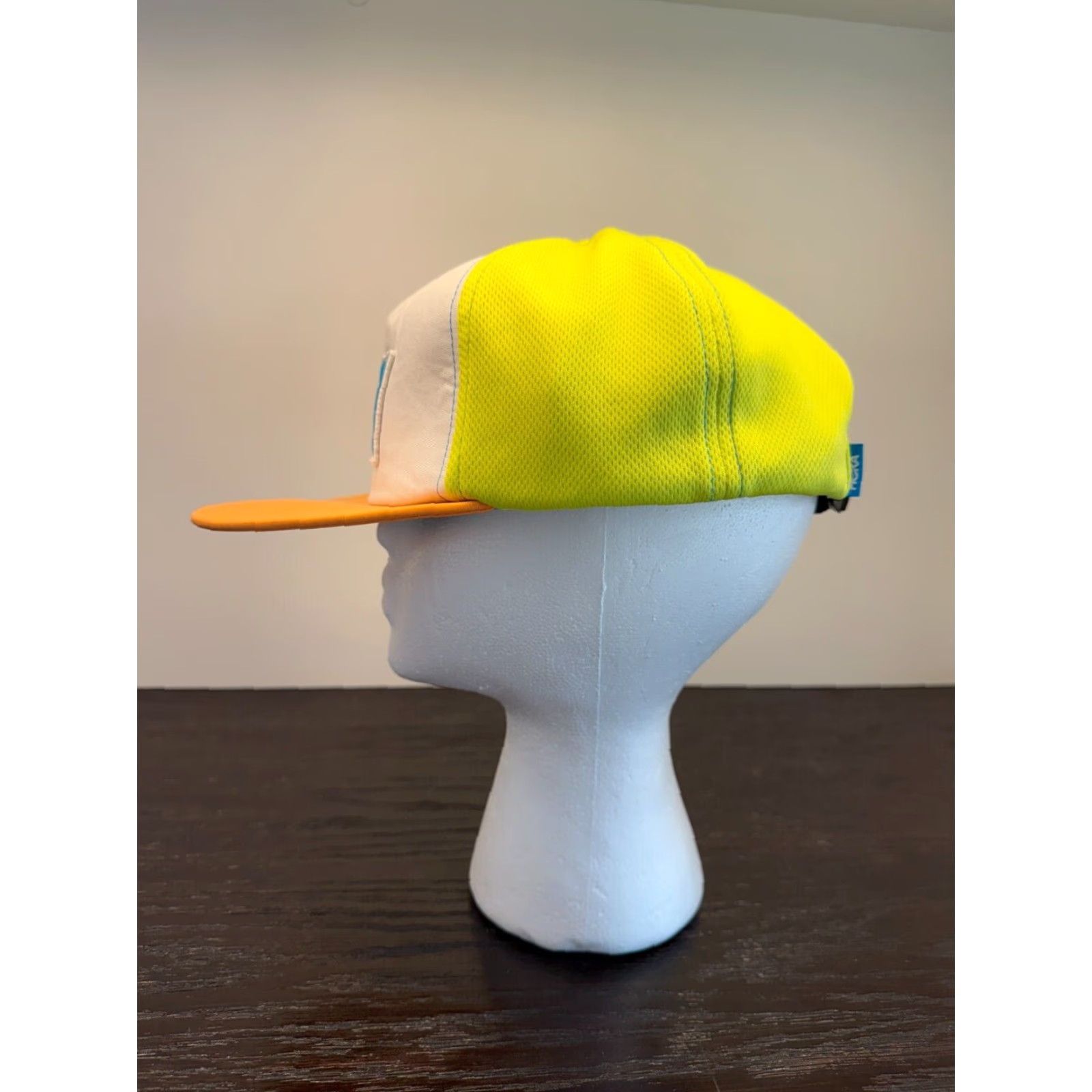 Vintage Hoka One One Mens Adjustable Strapback Baseball Cap Yellow Soft Bill Size ONE SIZE - 5 Thumbnail