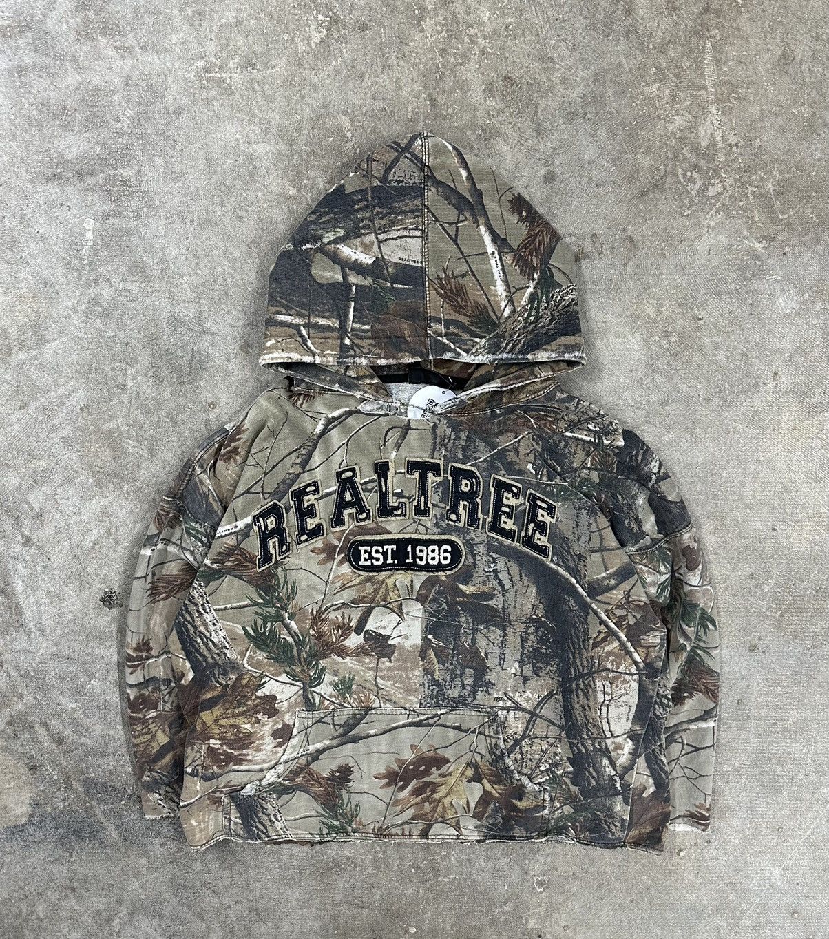 Realtree Crazy Y2K Realtree Camouflage Spell Out Hoodie Size S / US 4 / IT 40 - 1 Thumbnail