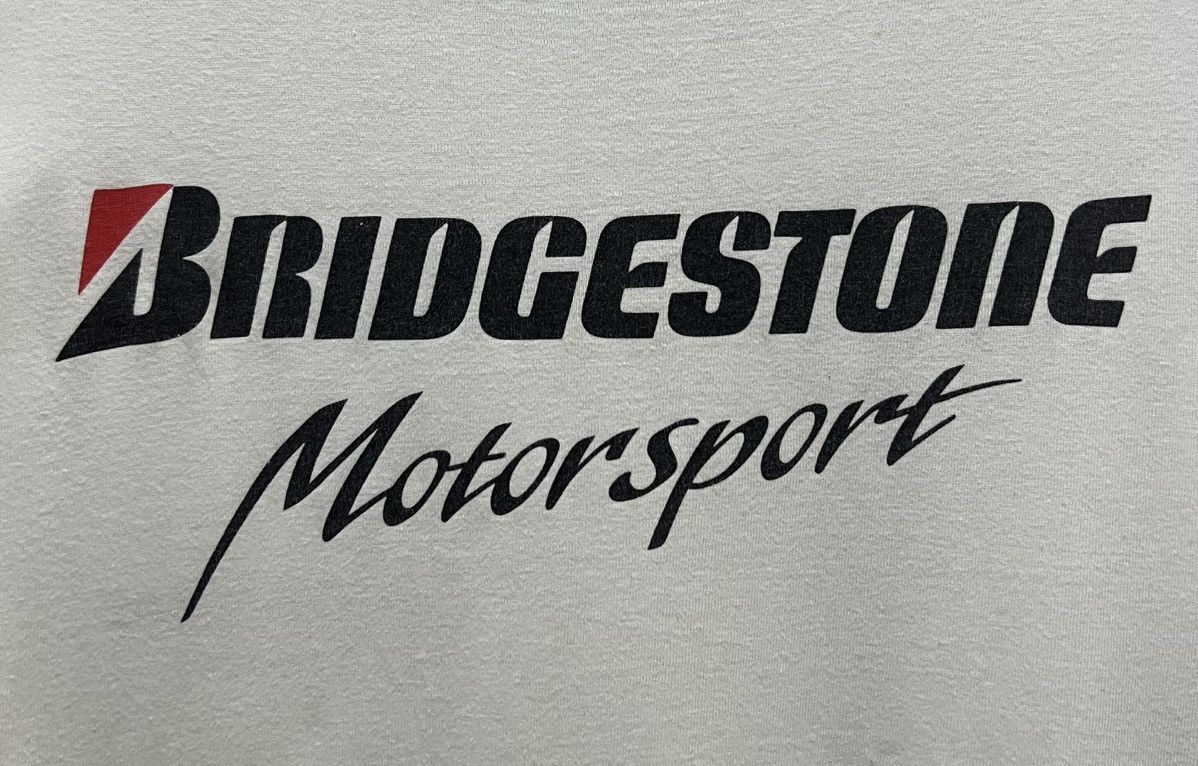 Sports Specialties × Vintage VINTAGE 80s BRIDGESTONE MOTORSPORT TEE SHIRT Size US M / EU 48-50 / 2 - 3 Thumbnail