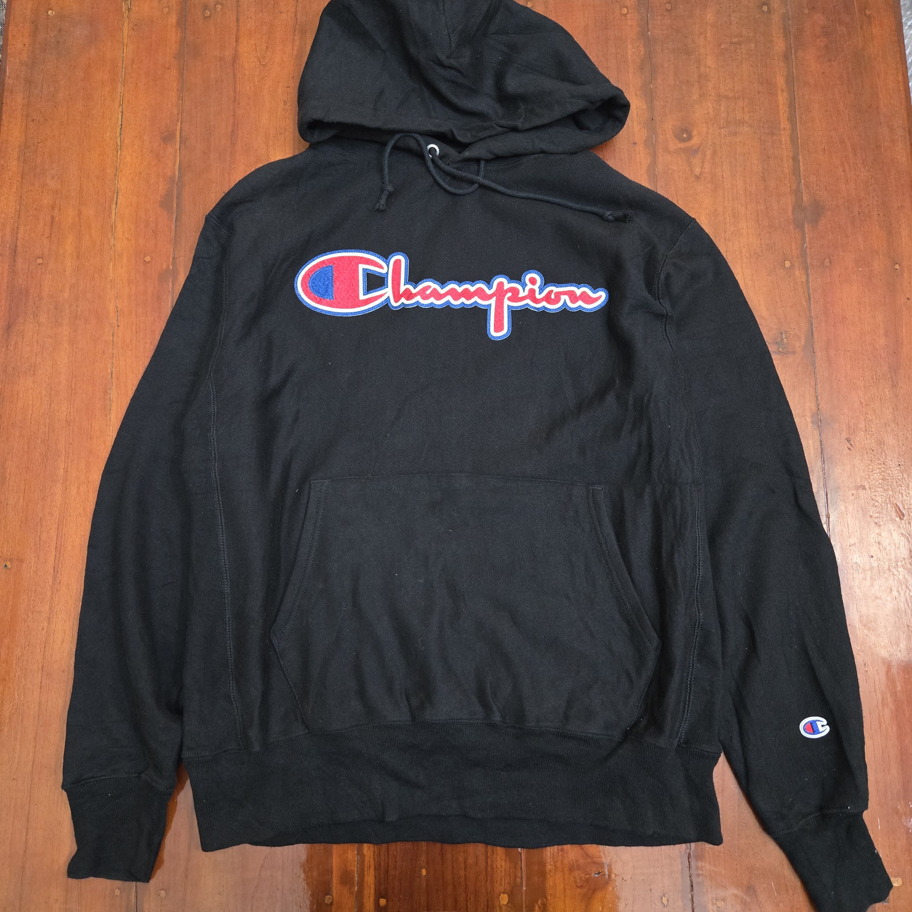 Champion Vtg Champion Reverse Weave Big Logo Size US L / EU 52-54 / 3 - 1 Thumbnail