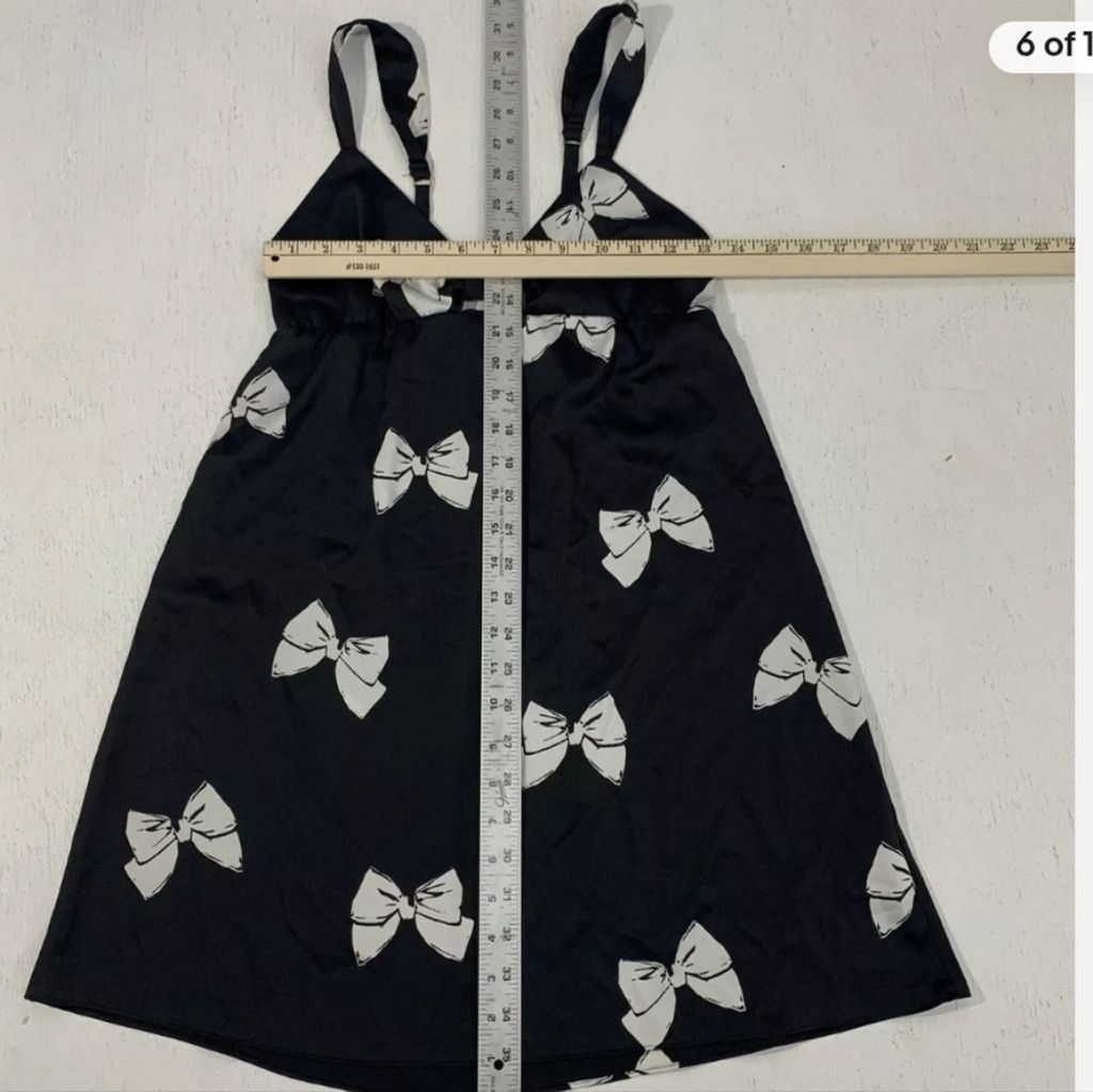 Kate Spade EUC Kate Spade Block Bow Chemise Dress Keyhole Empire Waist Size S / US 4 / IT 40 - 6 Thumbnail