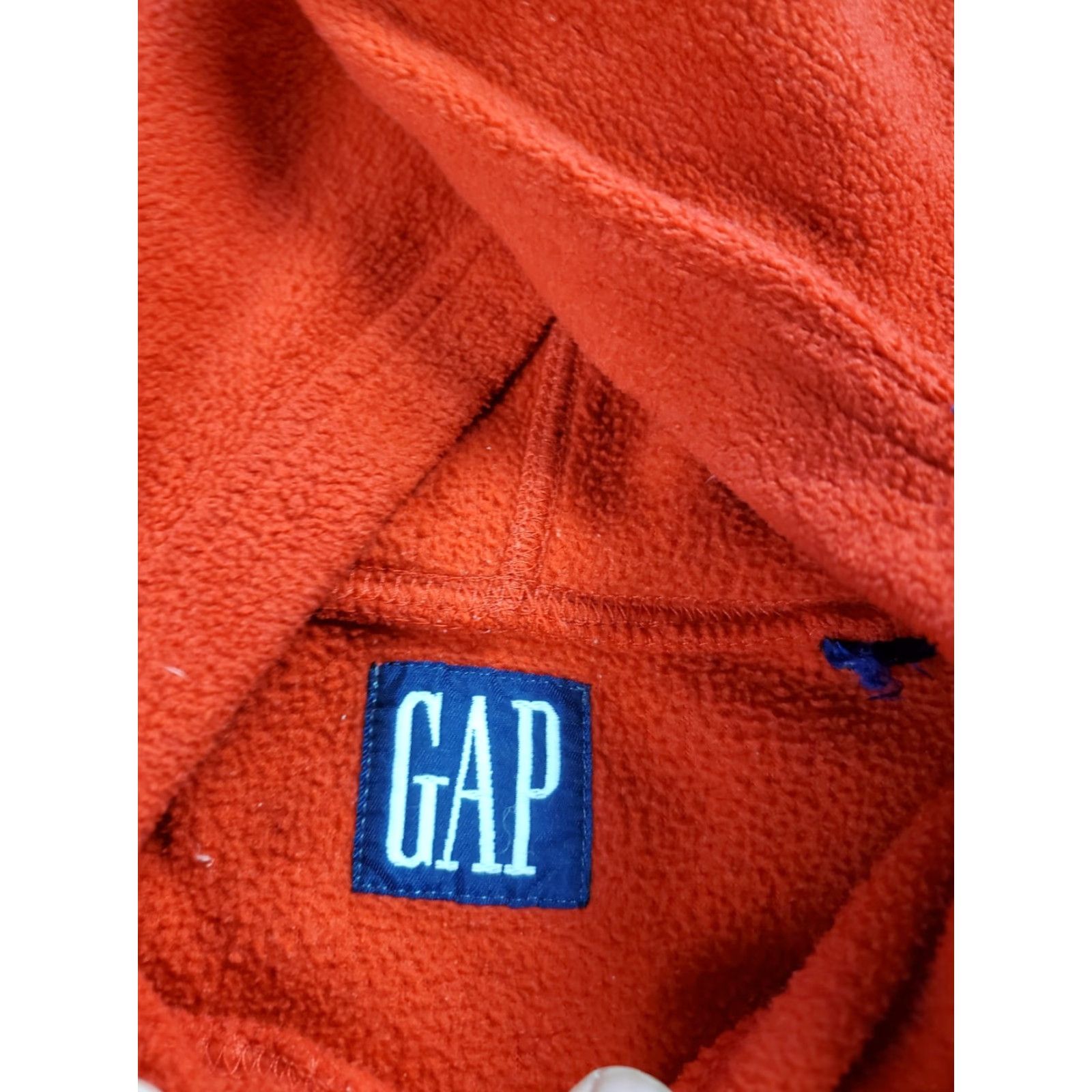 Gap VINTAGE Gap Hoodie Mens Medium Red Fleece Pullover Long Sleeve Cotton Blend Size US M / EU 48-50 / 2 - 5 Thumbnail