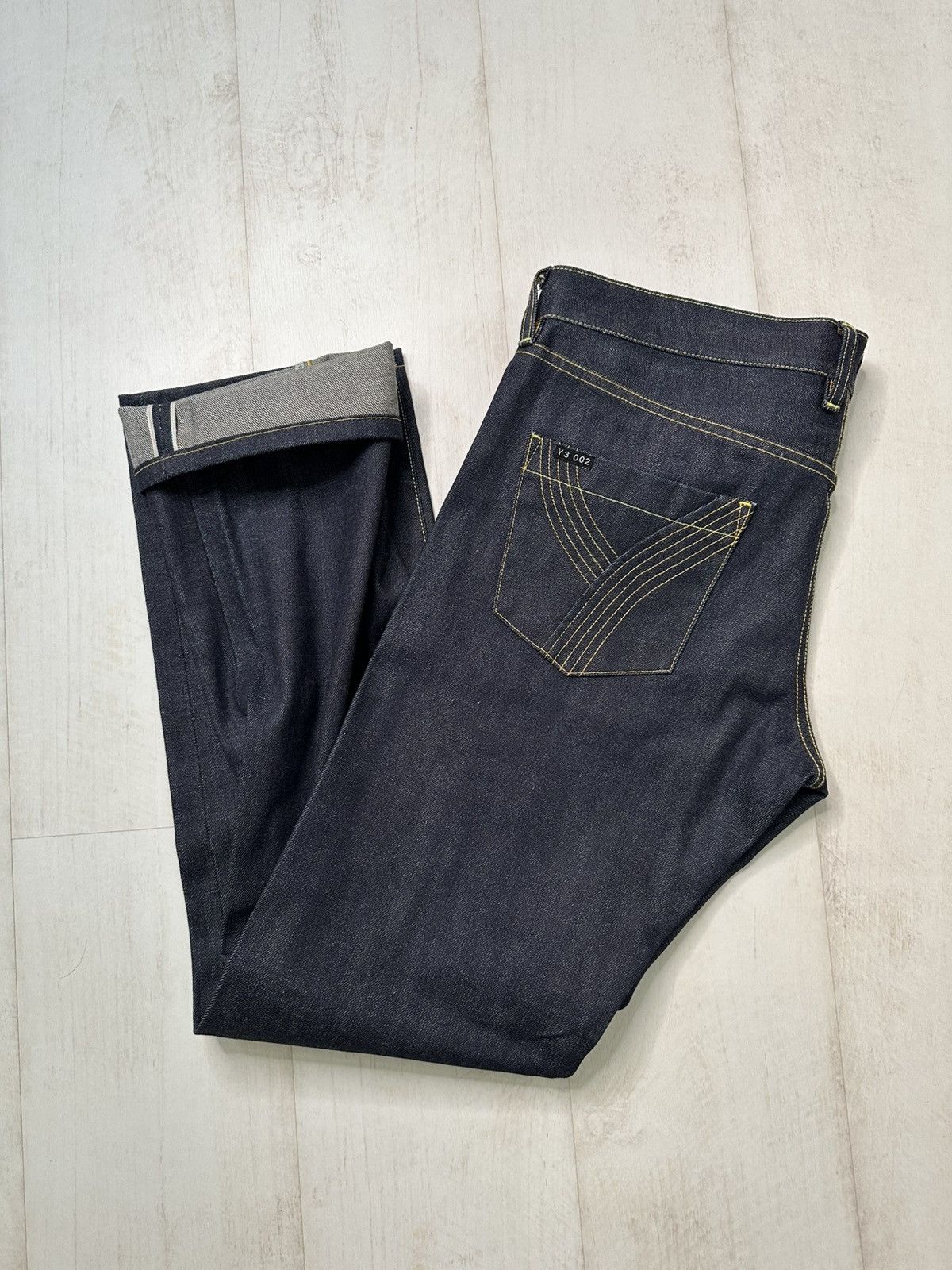 Y-3 Y-3 Denim Jeans Relaxed Fit Pocket Pants Logo Blue 30R | Grailed