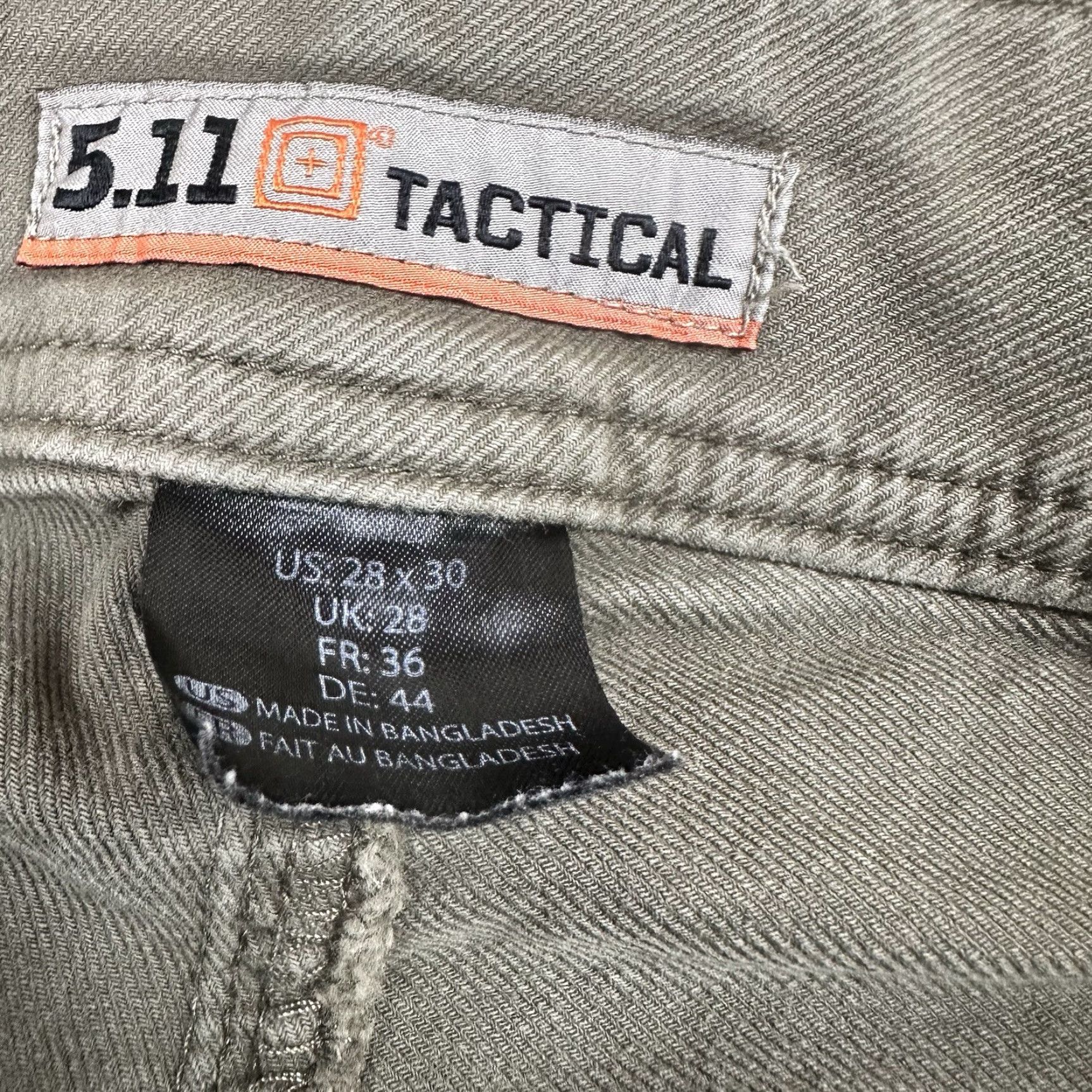 Vintage 5.11 Tactical Defender Flex Utility Jeans Mens 28x30 Green Army Green Size US 28 / EU 44 - 7 Thumbnail