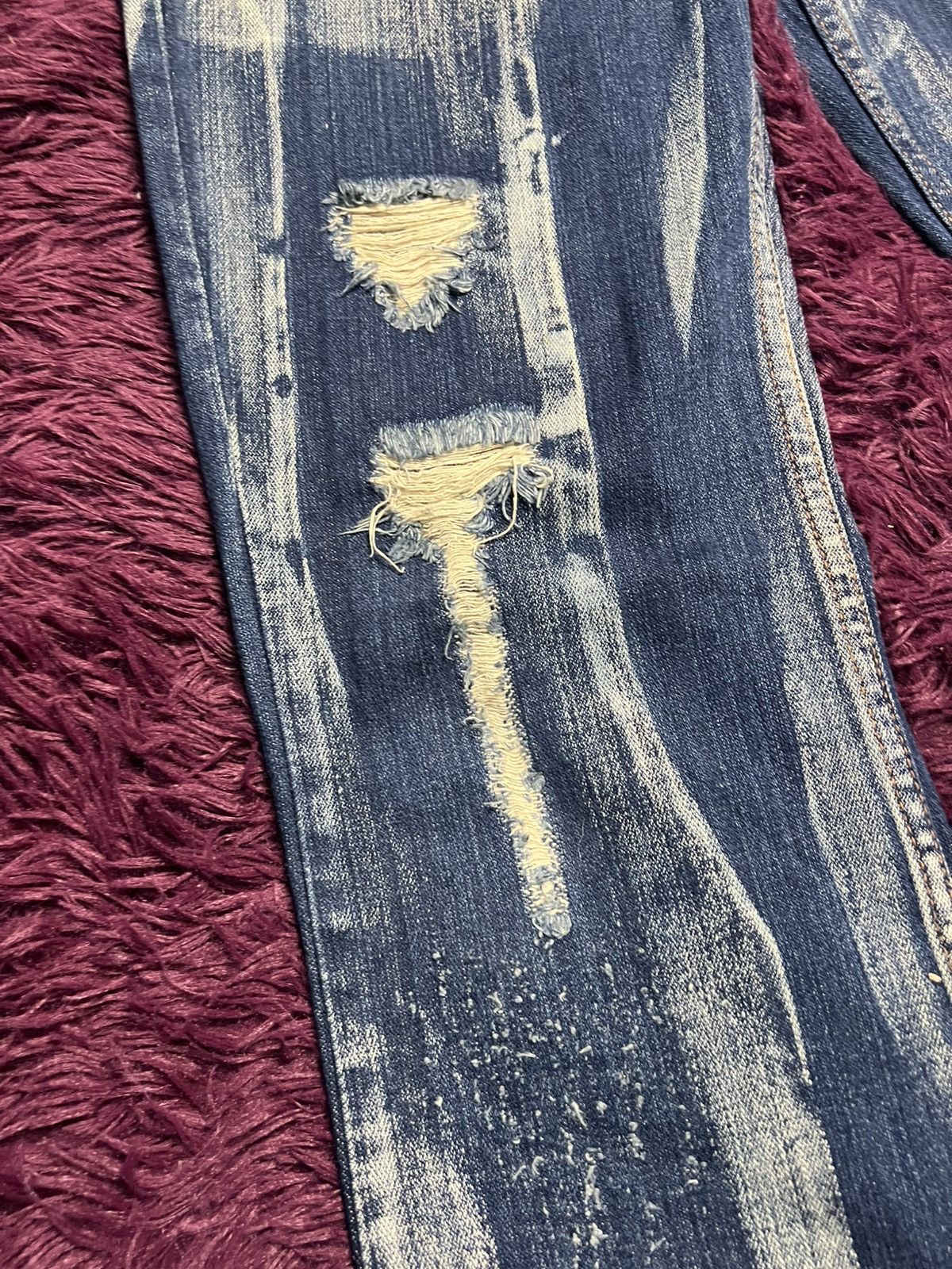 Japanese Brand World Jeans International Japanese Brand Distressed (45) Size US 31 - 5 Thumbnail