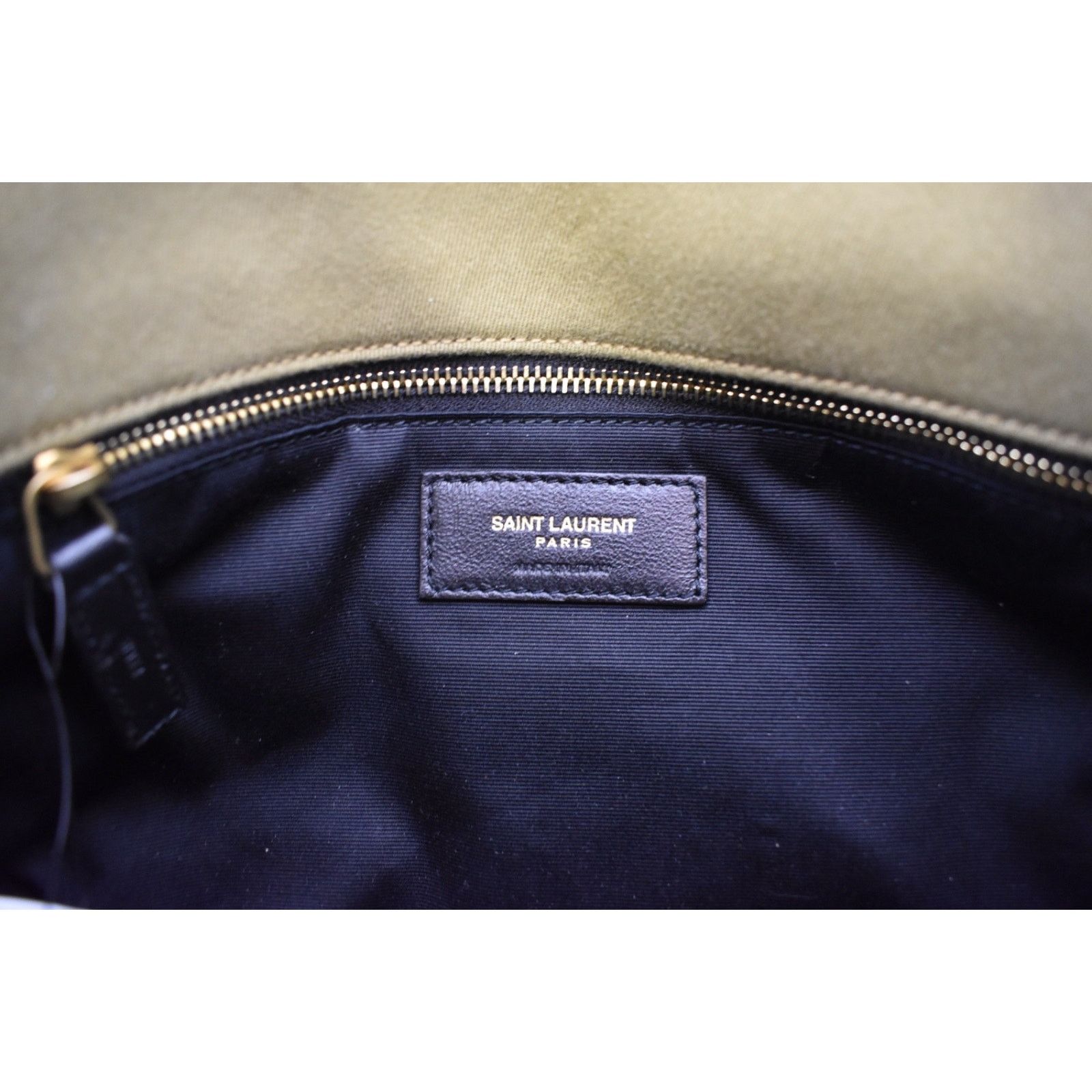 Yves Saint Laurent Saint Laurent Small Puffer Fir Green Gold YSL Crossbody Bag Size ONE SIZE - 19 Thumbnail