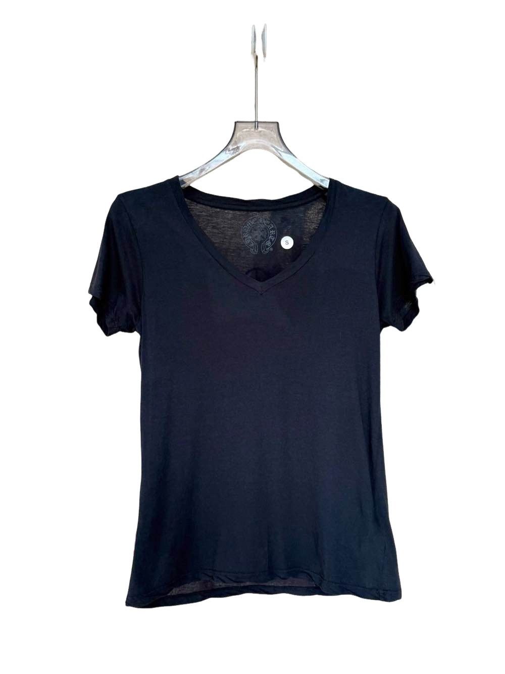 CHROME HEARTS Vネック Tシャツ ネイビー Chrome Hearts V Neck | Grailed