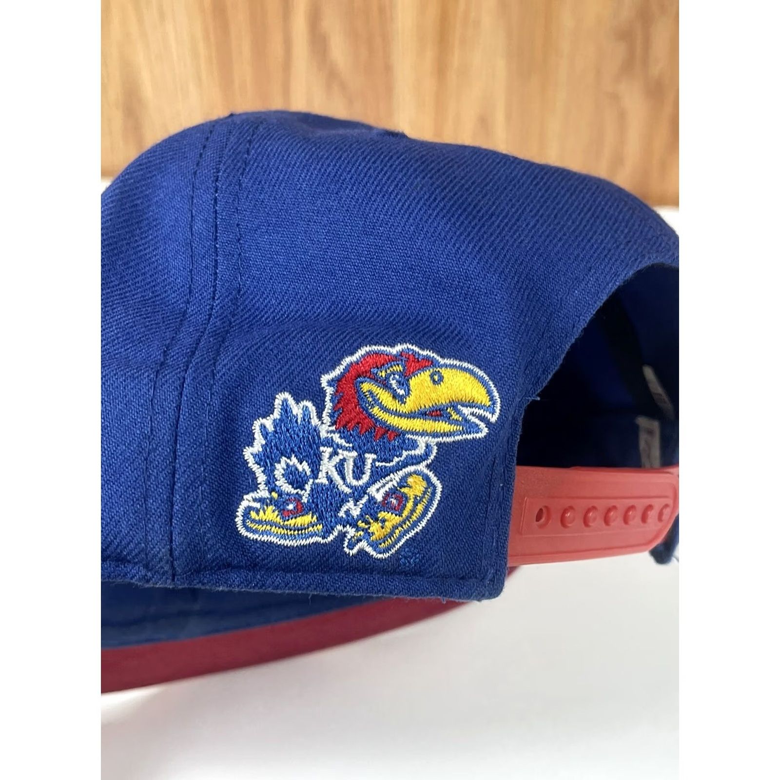 NCAA Forty Seven47 Brand NCAA Kansas Jayhawks Snapback Hat One Size Fit All Flat Bill Adjustable Logo Multicolor Men Hat Size ONE SIZE - 6 Thumbnail
