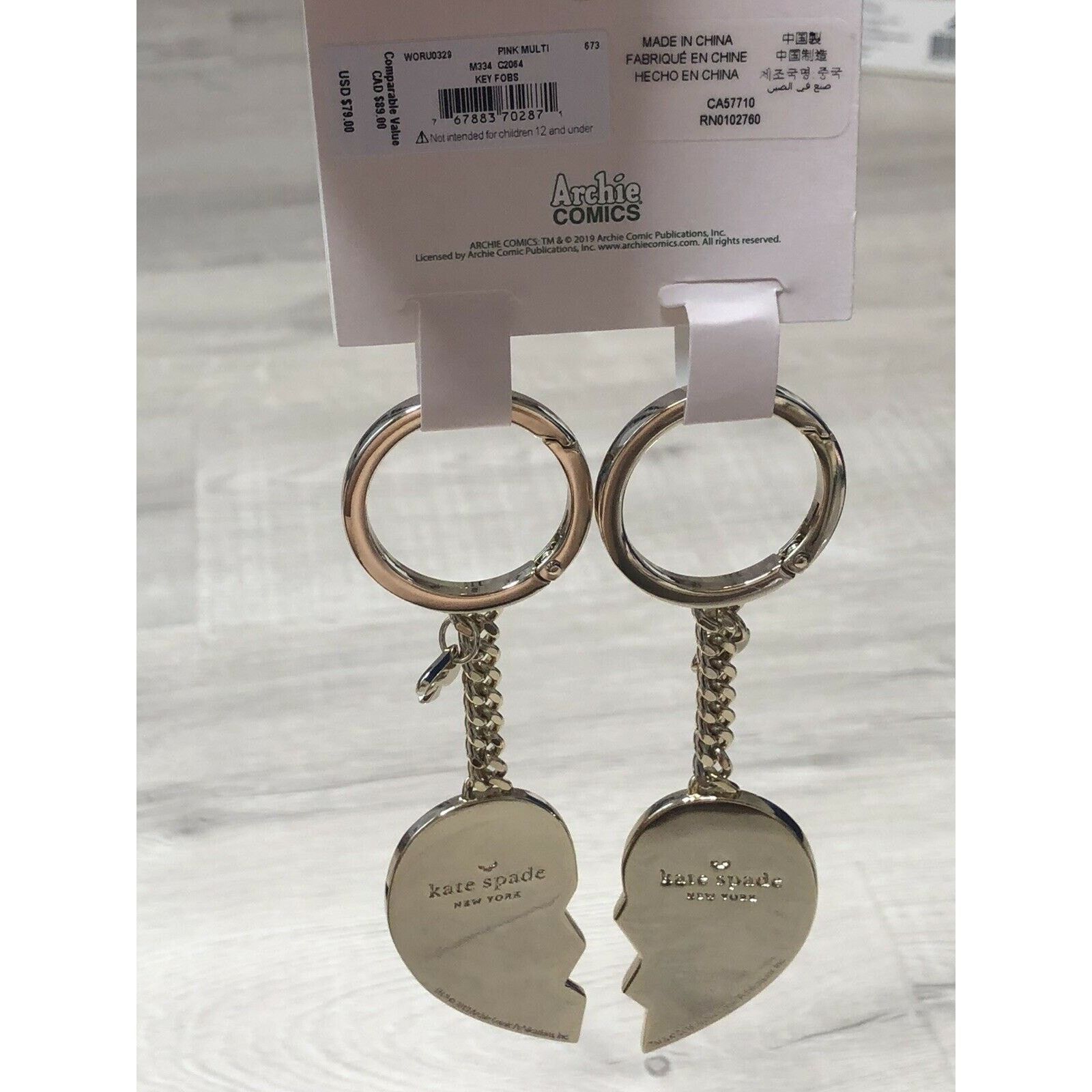 Kate Spade Kate Spade Betty And Veronica Best friend Charm Heart Size ONE SIZE - 3 Thumbnail
