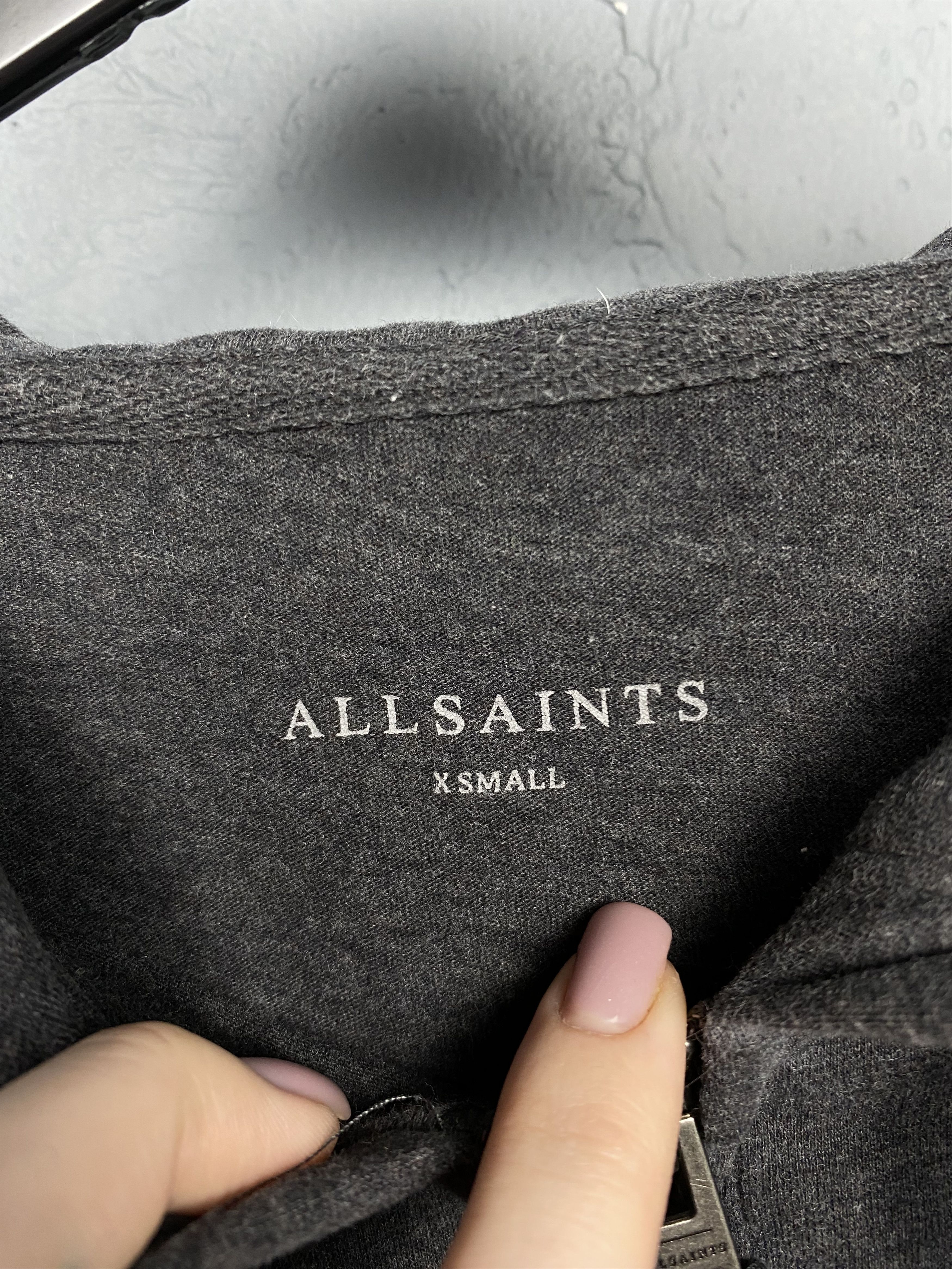 Allsaints × Vintage Allsaints Vintage Mens Brace Zip Hoodie Size US XS / EU 42 / 0 - 4 Thumbnail