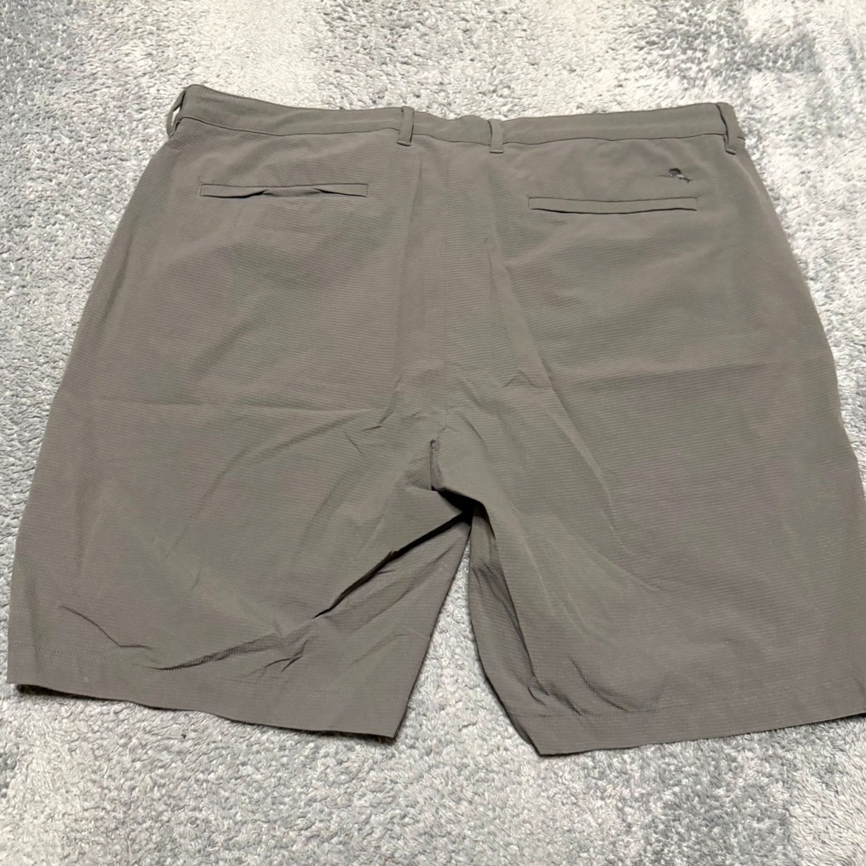 Tommy Bahama Tommy Bahama Mens Gray Performance Nylon Blend Shorts 42 Size US 42 / EU 58 - 3 Thumbnail