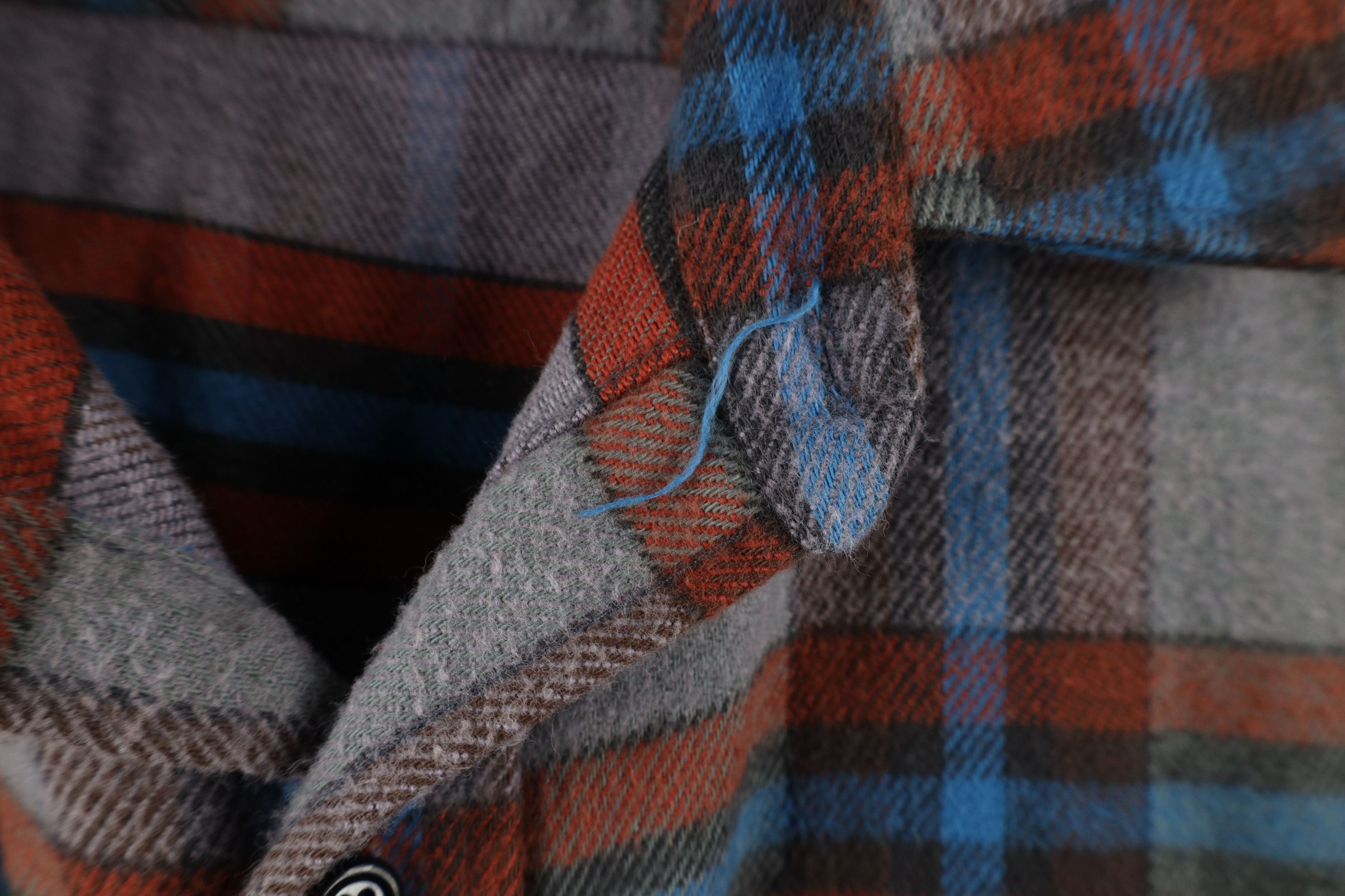Vintage Vintage 70s Streetwear Heavyweight Flannel Button Shirt USA Size US XXL / EU 58 / 5 - 4 Thumbnail