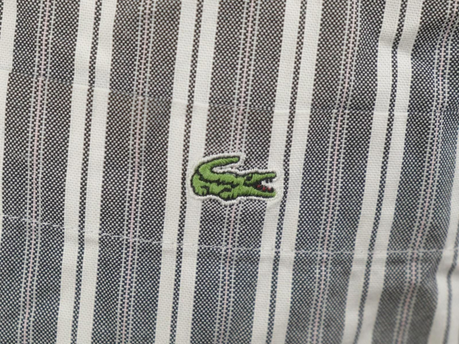 Lacoste Lacoste Multi Striped 100% Cotton Collared Shirt Size 39 Size US M / EU 48-50 / 2 - 6 Thumbnail
