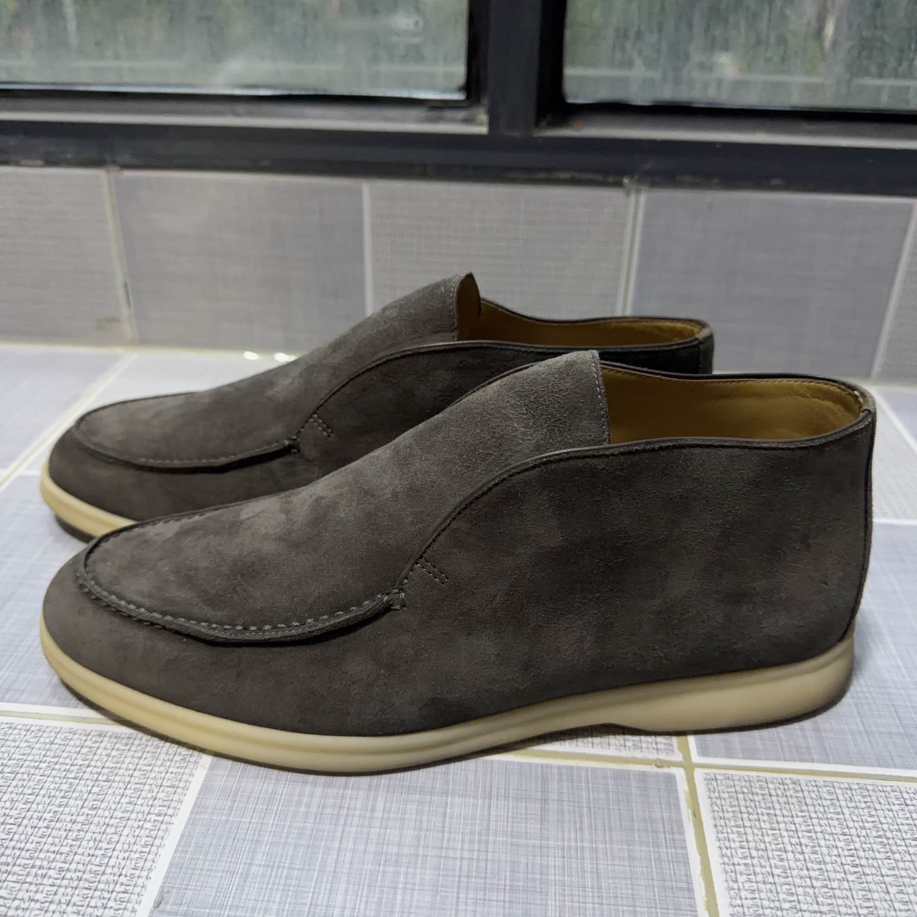 Loro Piana Loro Piana Suede Open Walk Loafers US 8 / EU 41 Size US 8 / EU 41 - 1 Thumbnail