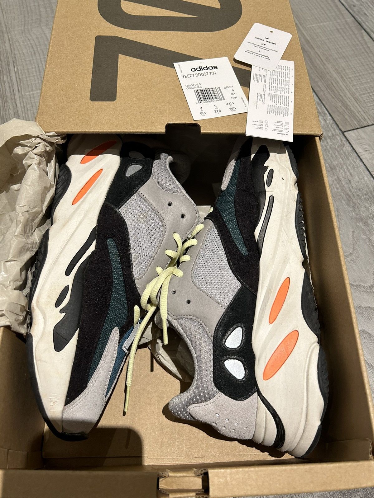 Adidas Yeezy Waverunner Size US 9.5 / EU 42-43 - 12 Thumbnail