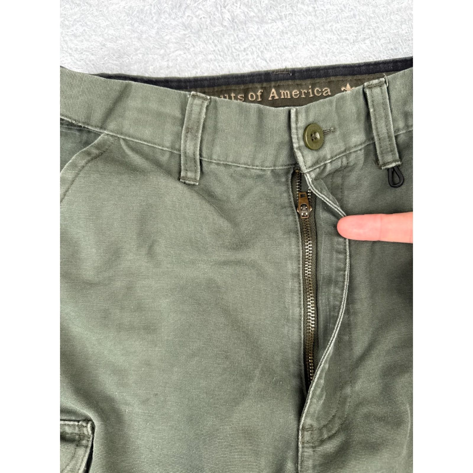 Vintage Boy Scouts Shorts Adult 30 Green Cotton Blend Convertible NO LEGS Cargo Mens Boys Read Size US 30 / EU 46 - 6 Thumbnail