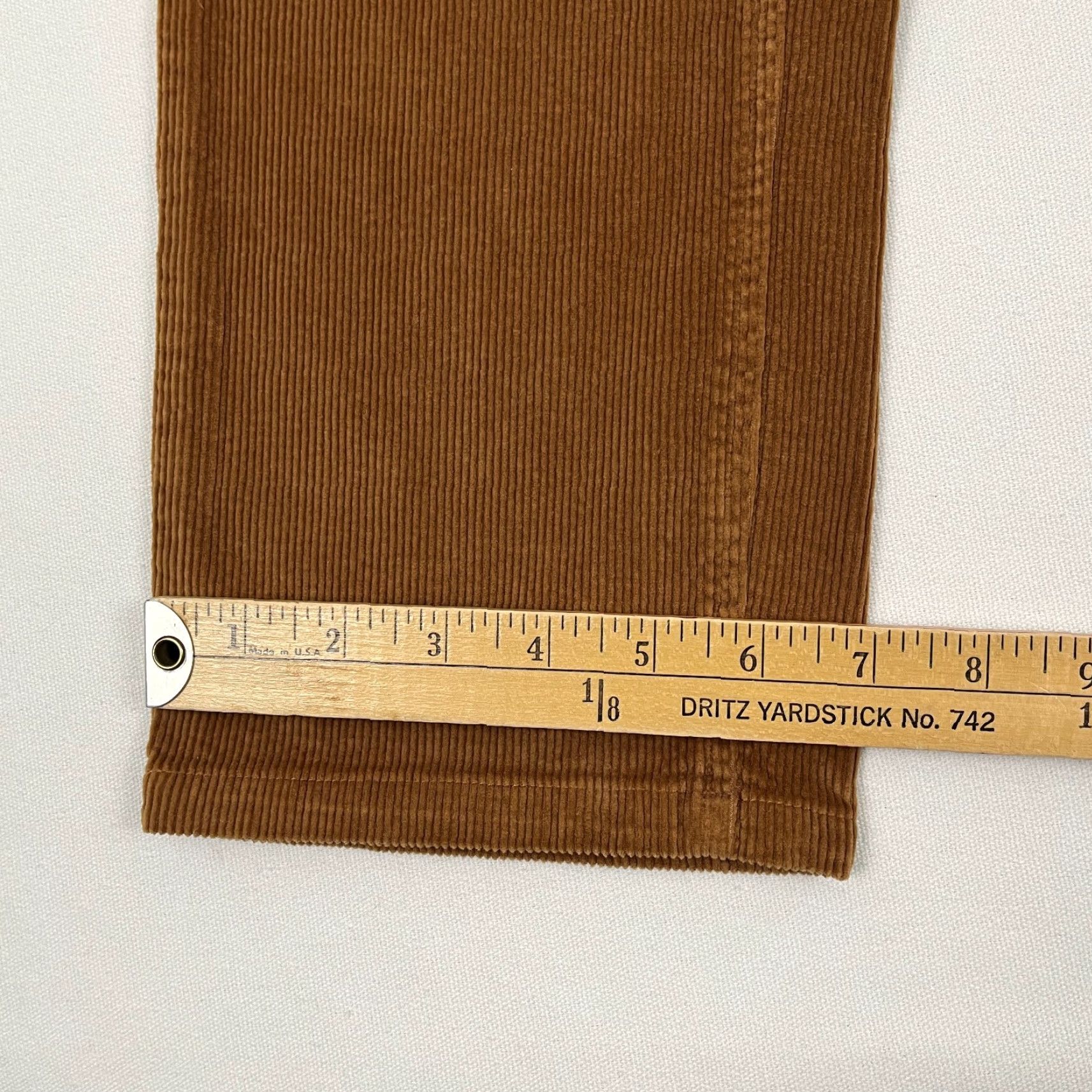 Marine Layer VINTAGE? No — Marine Layer Slim Fit Chino Pants Mens Medium x 30" Brown Corduroy 5-Pocket Zipper Button Flat Front Slim Rise Mid Size US 31 - 7 Thumbnail