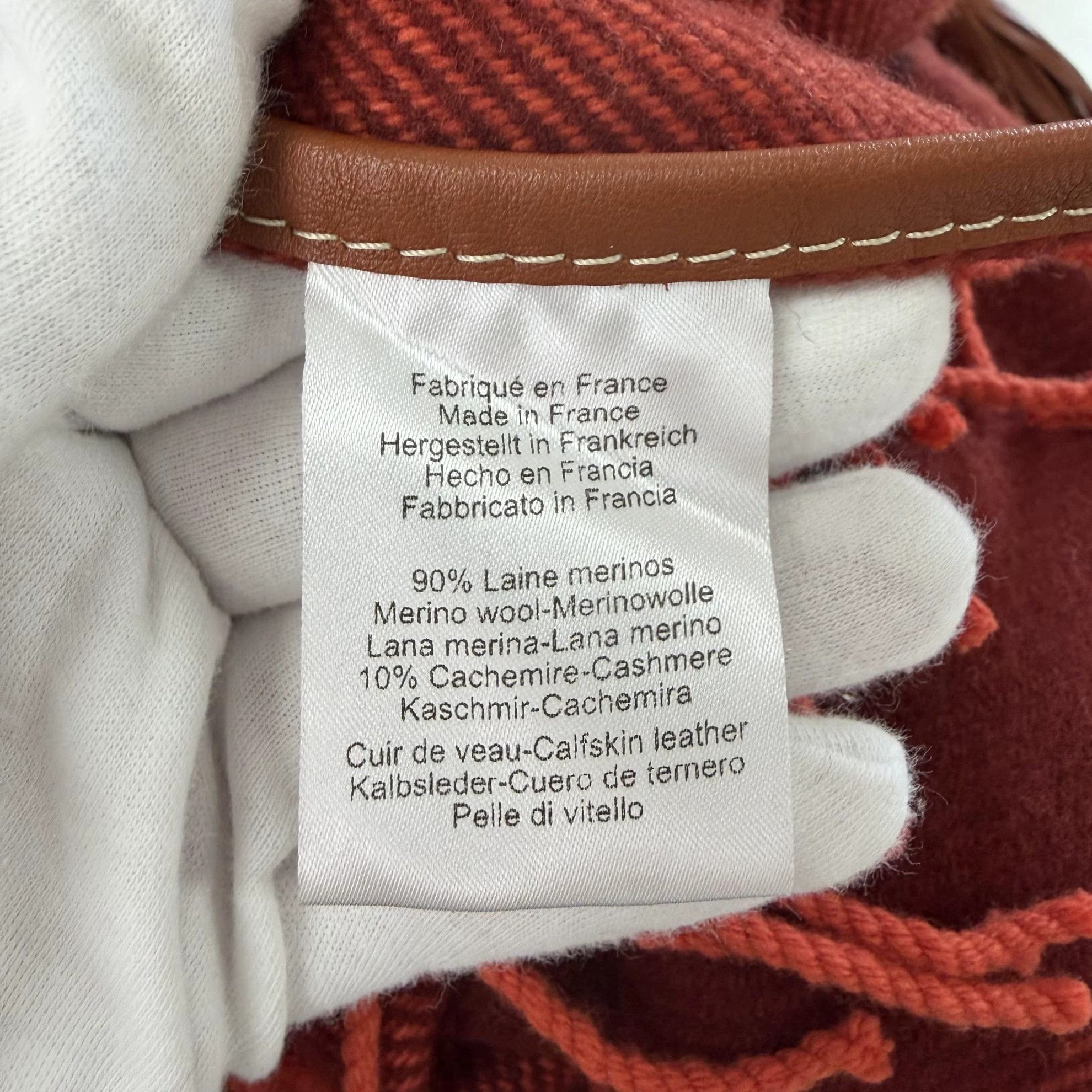 Hermes Hermes Check Pattern Scarf Size ONE SIZE - 7 Thumbnail