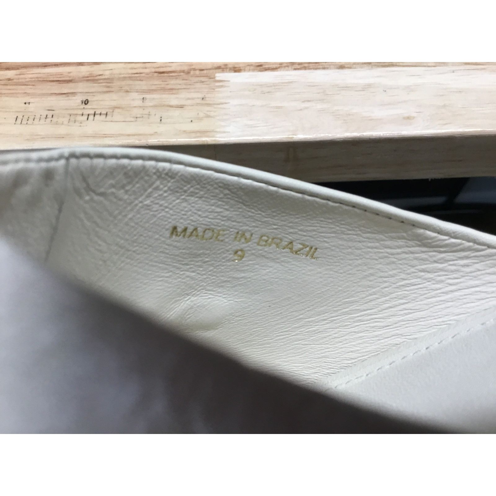 The Unbranded Brand Larroude Zuzi Bit Mules Women's US 9 White Leather Slippers Size US 9 / IT 39 - 6 Thumbnail