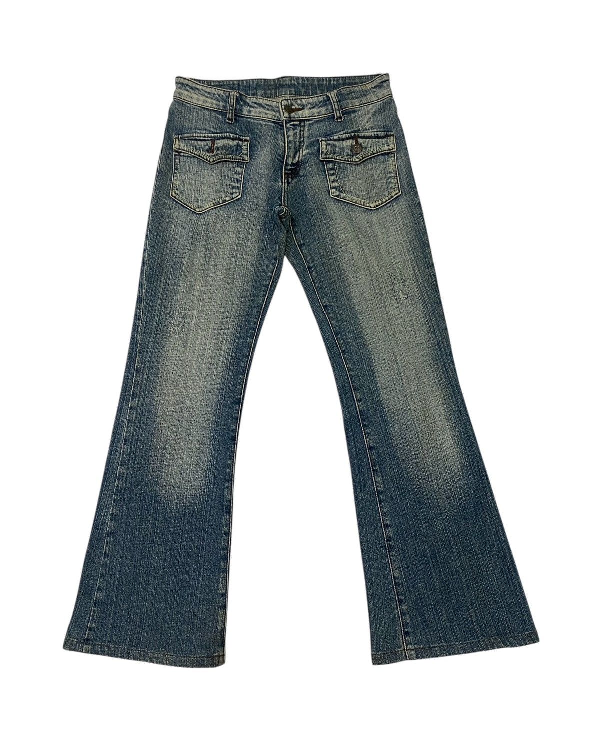 Weather Report Japanese brand X Weather report flare jeans Size US 30 / EU 46 - 1 Thumbnail