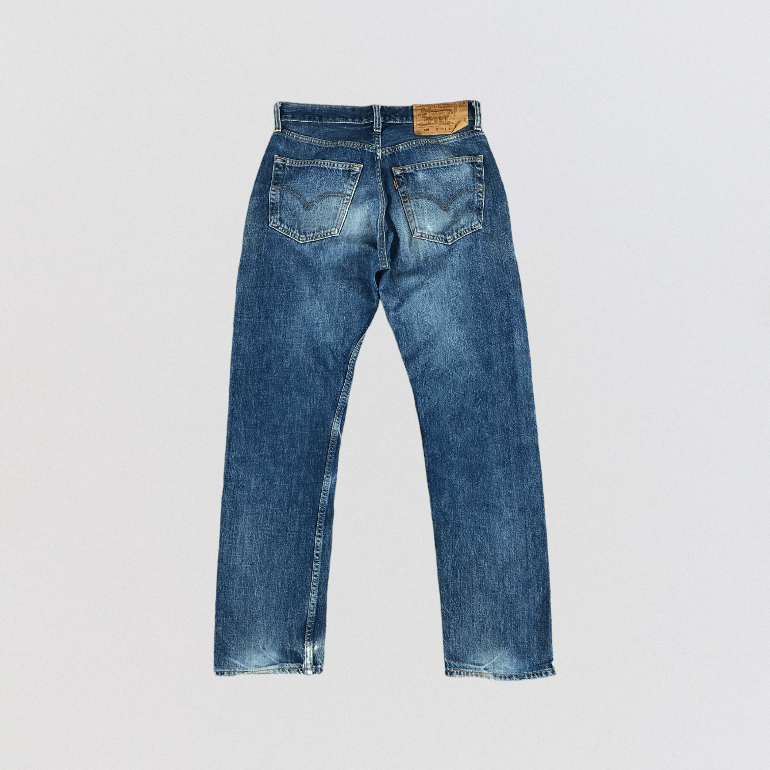 Levi's Vintage 90s Blue Wash Levis 501 Jeans-JM2846 Size US 29 - 2 Thumbnail