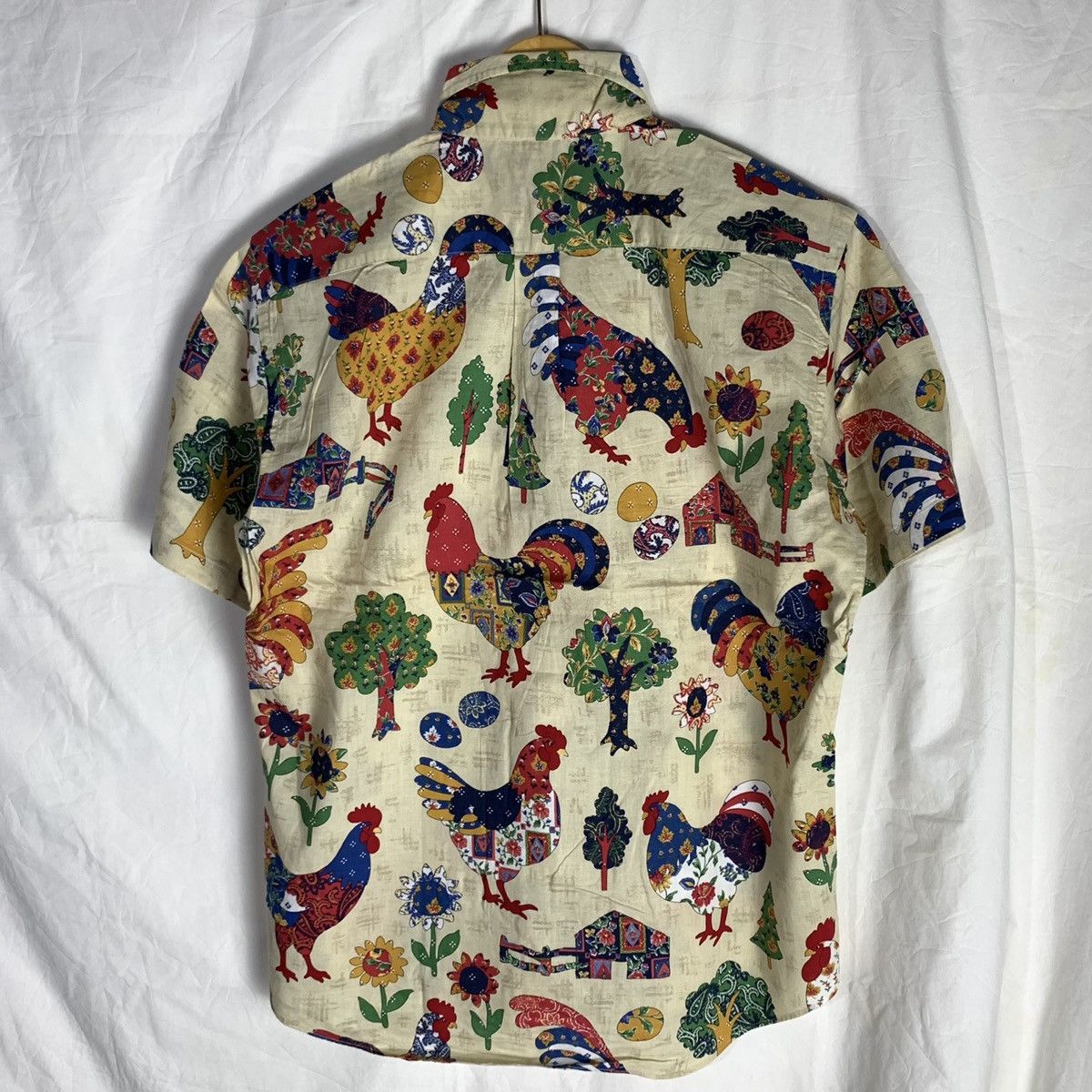 Japanese Brand Vintage Peripherique Rooster Printed Shirt Size US M / EU 48-50 / 2 - 5 Thumbnail