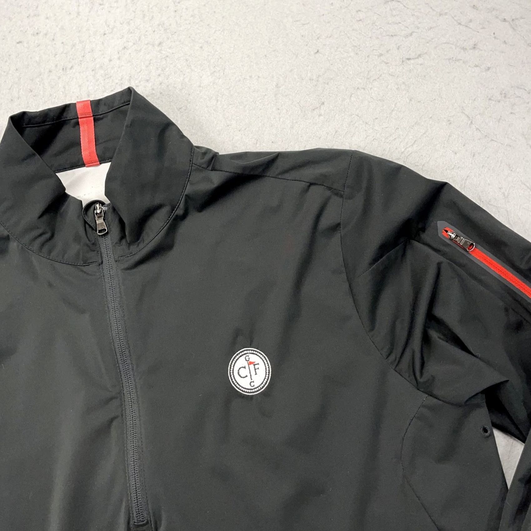 RLX Ralph Lauren RLX Ralph Lauren Windbreaker Jacket Mens Large Black 1/4 Zip Golf Softshell NV2 Size US L / EU 52-54 / 3 - 3 Thumbnail