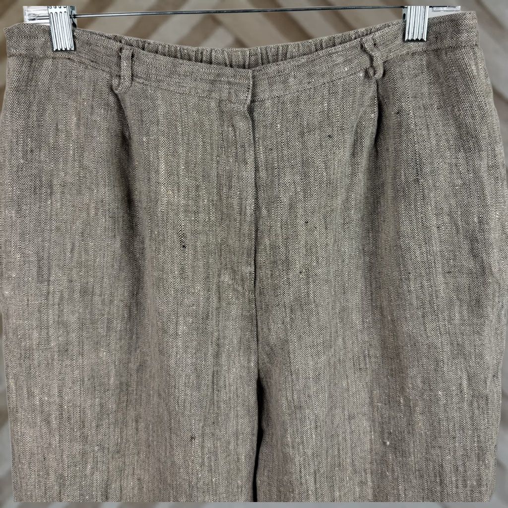 Vintage VINTAGE Carol Anderson Linen Pants Women Size 36" / US 14 / IT 50 - 1 Thumbnail