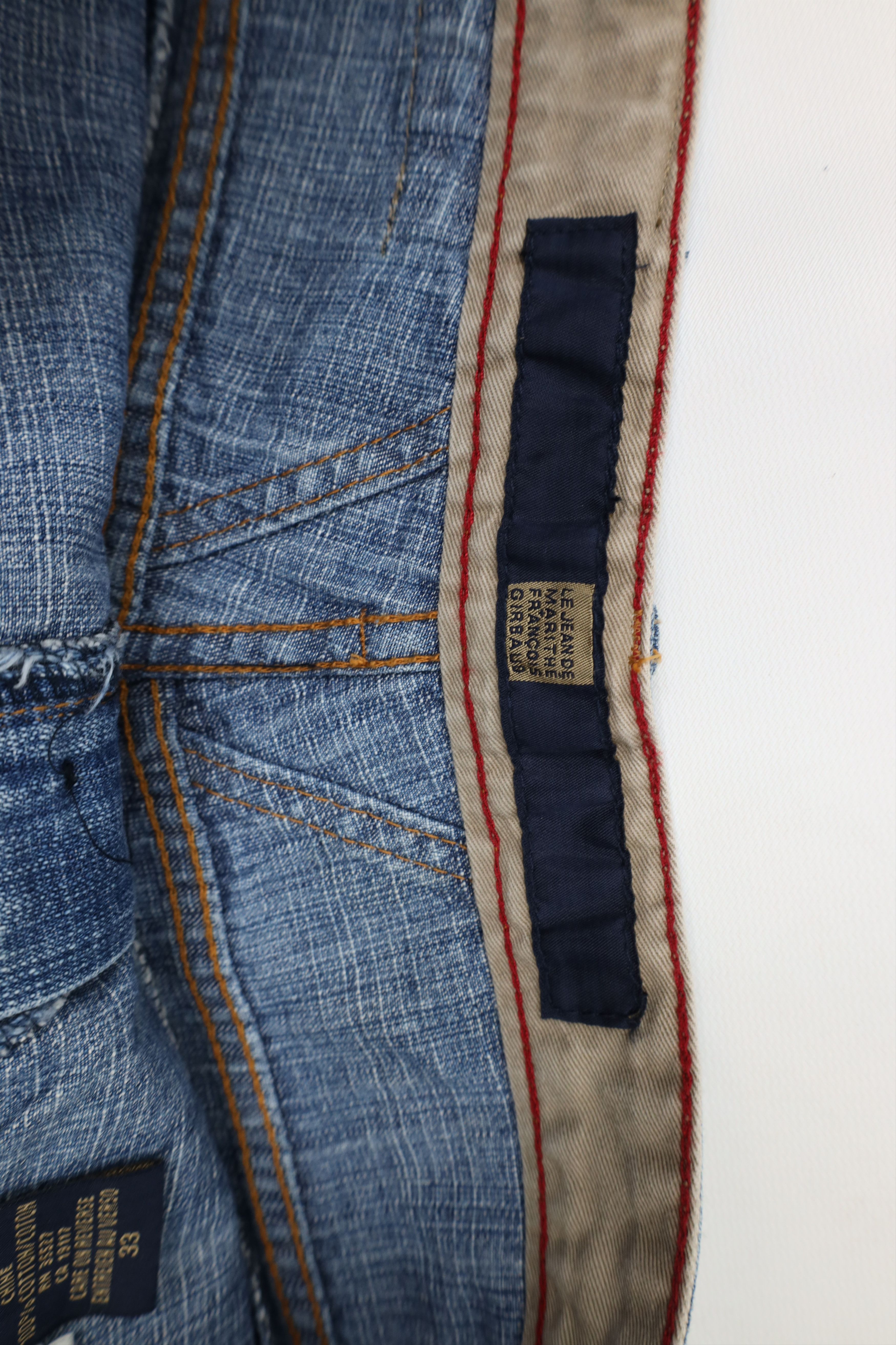 Marithe + Francois Girbaud × Vintage Deadstock Vintage 90s Marithe Francois Girbaud Denim Shorts Size US 33 - 8 Thumbnail