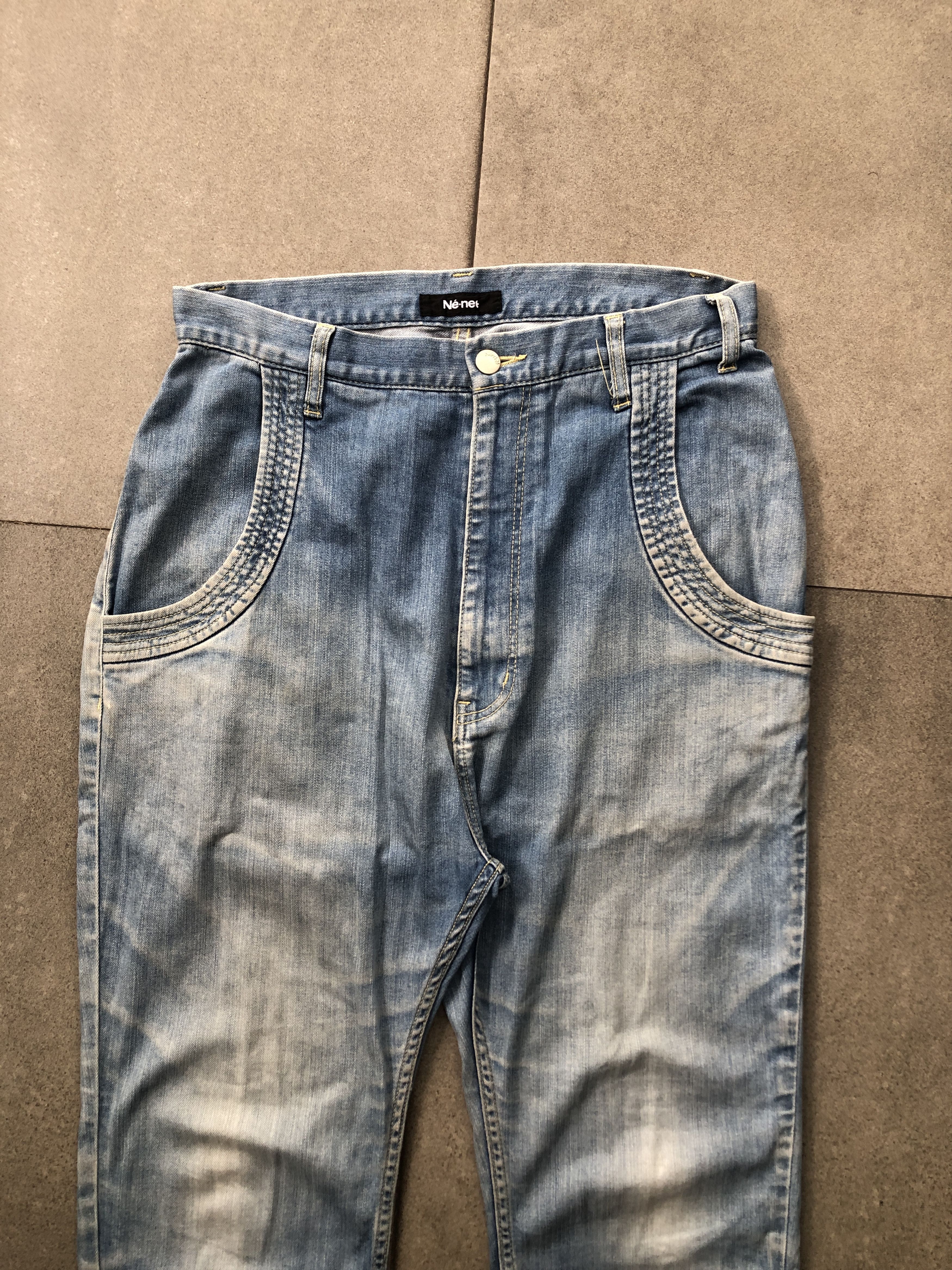 Ne-Net Archive Ne-net by Issey Miyake Character Embroidery Denim Size 30" / US 8 / IT 44 - 2 Thumbnail