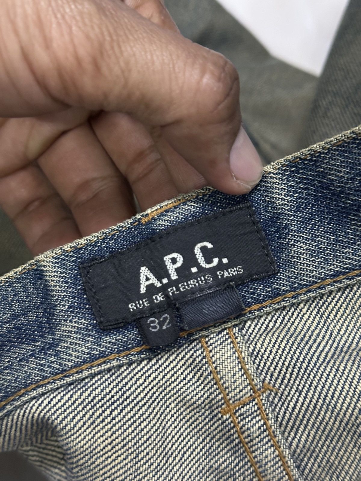 Japanese Brand Vintage Japanese Brand A.P.C Distress Trash Denim. Size US 32 / EU 48 - 15 Thumbnail