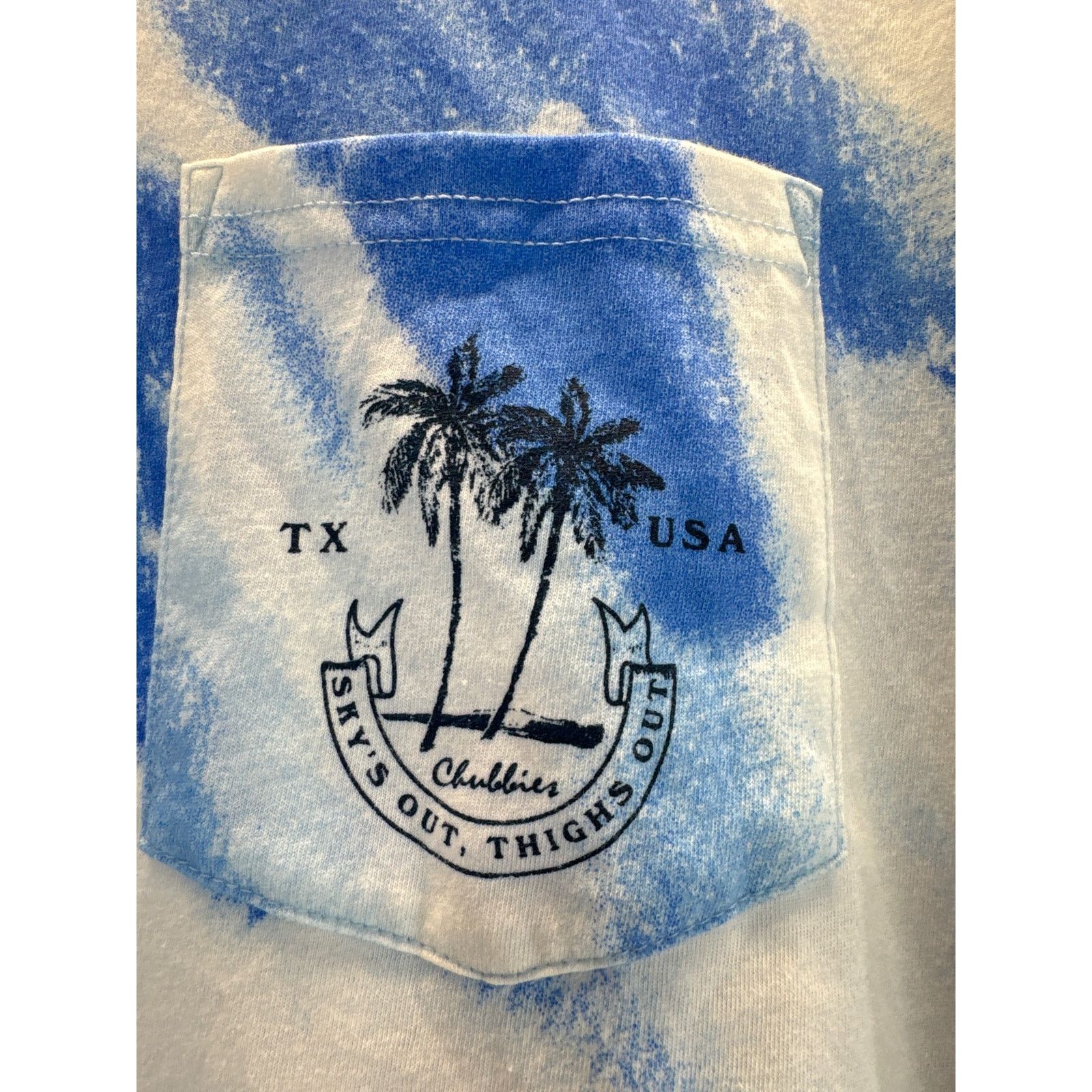Chubbies Chubbies White Blue Longsleeve Graphic Tee men sz M Size US M / EU 48-50 / 2 - 3 Thumbnail