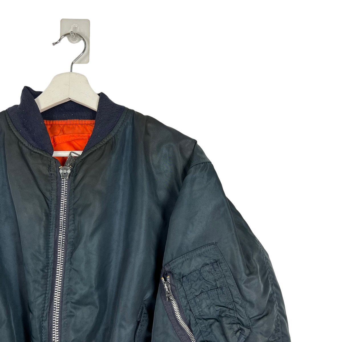 Alpha Industries 🔥 VINTAGE ALPHA BOMBER JACKET Size US L / EU 52-54 / 3 - 6 Thumbnail