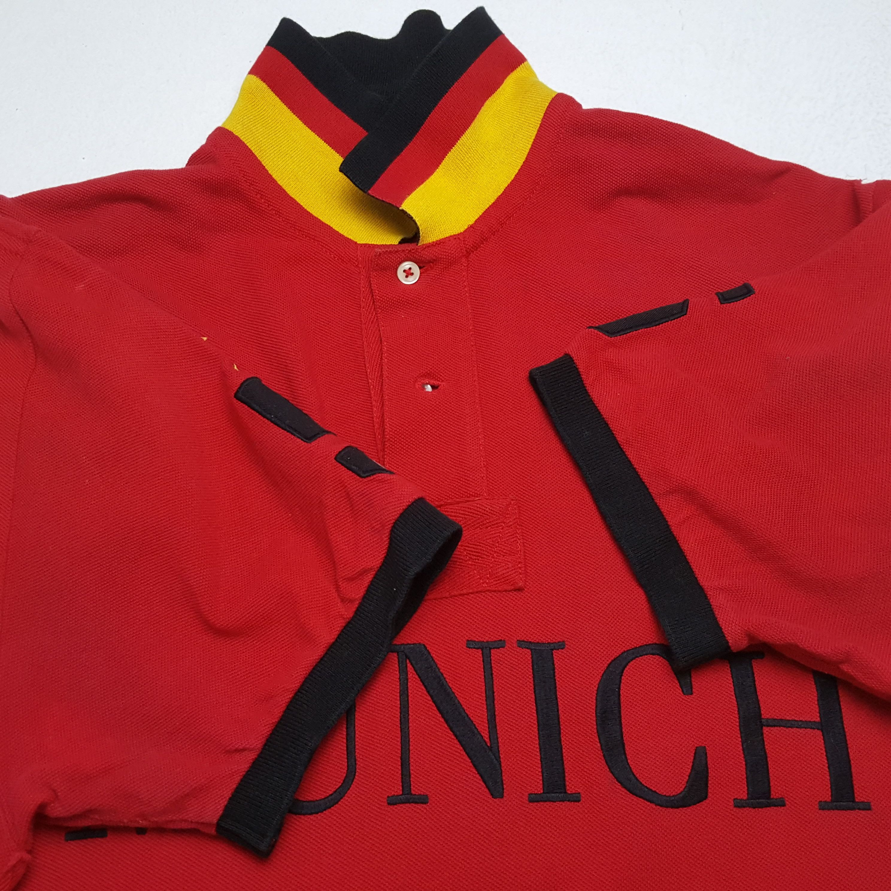 Polo Ralph Lauren × Vintage Vintage POLO by RALPH LAUREN Munich no 5 Design Polos Size US L / EU 52-54 / 3 - 8 Thumbnail