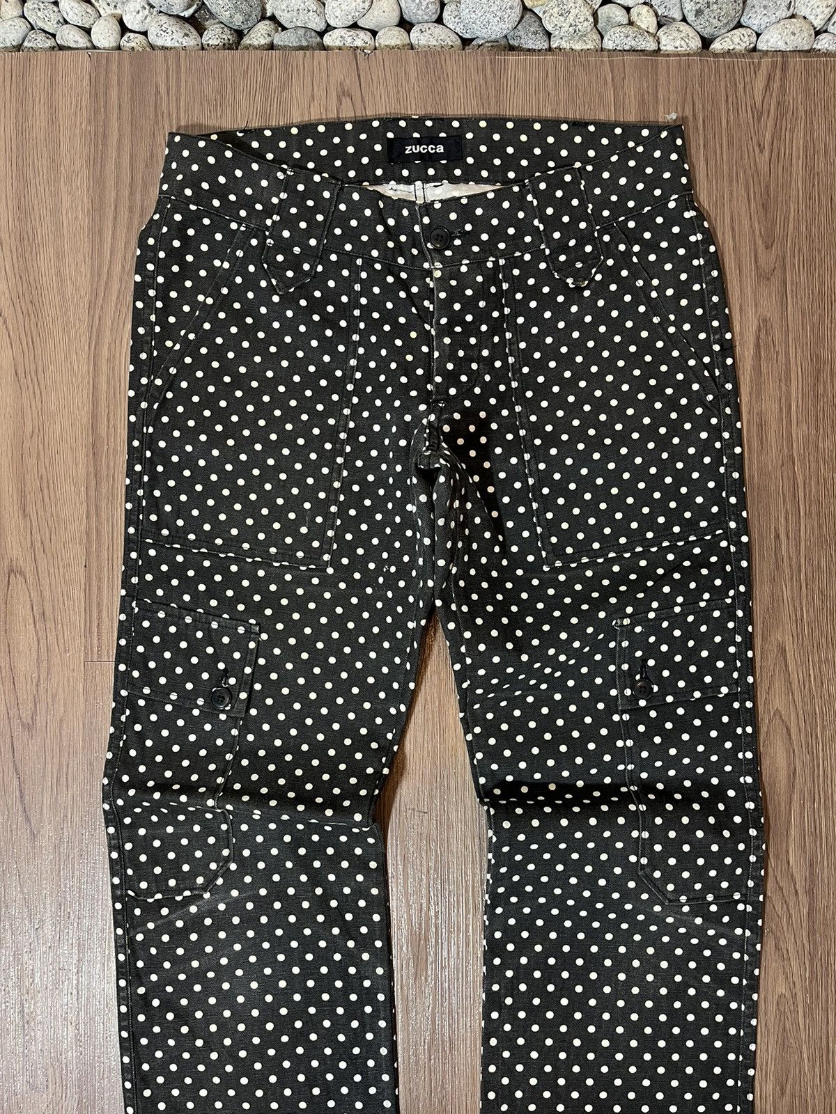 Zucca Zucca by Issey Miyake Polkadot Cargo Pants Size US 31 - 3 Thumbnail