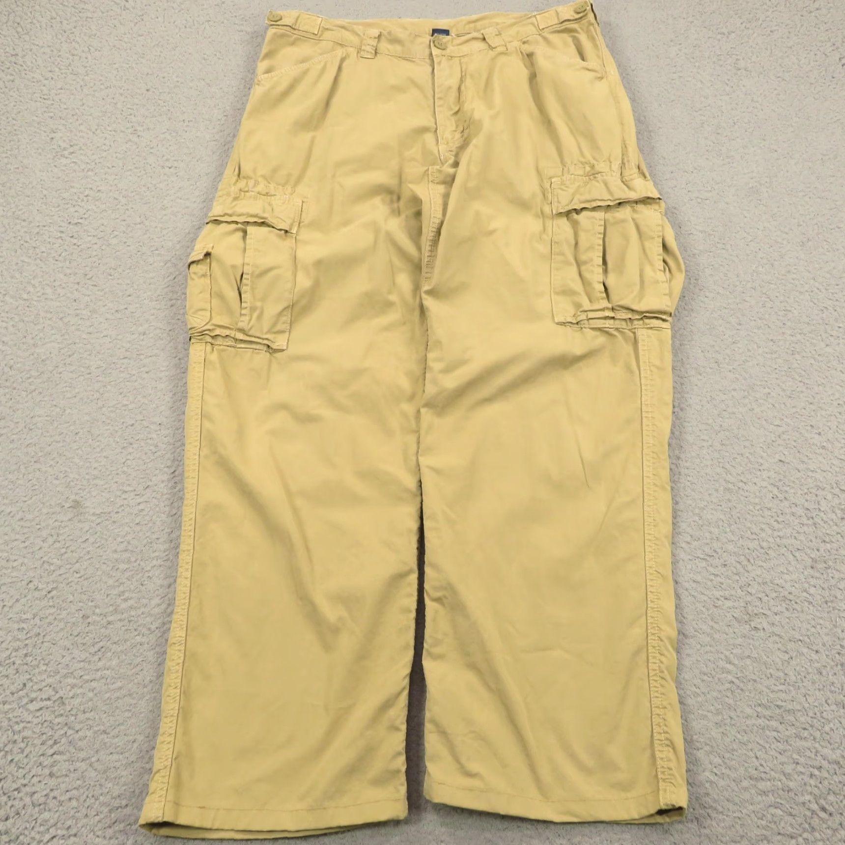 Polo Ralph Lauren VTG Polo Ralph Lauren Pant Men Cargo Wide-Leg Khaki 36x30 Paratrooper Utility Baggy Shirt? Size US M / EU 48-50 / 2 - 3 Thumbnail