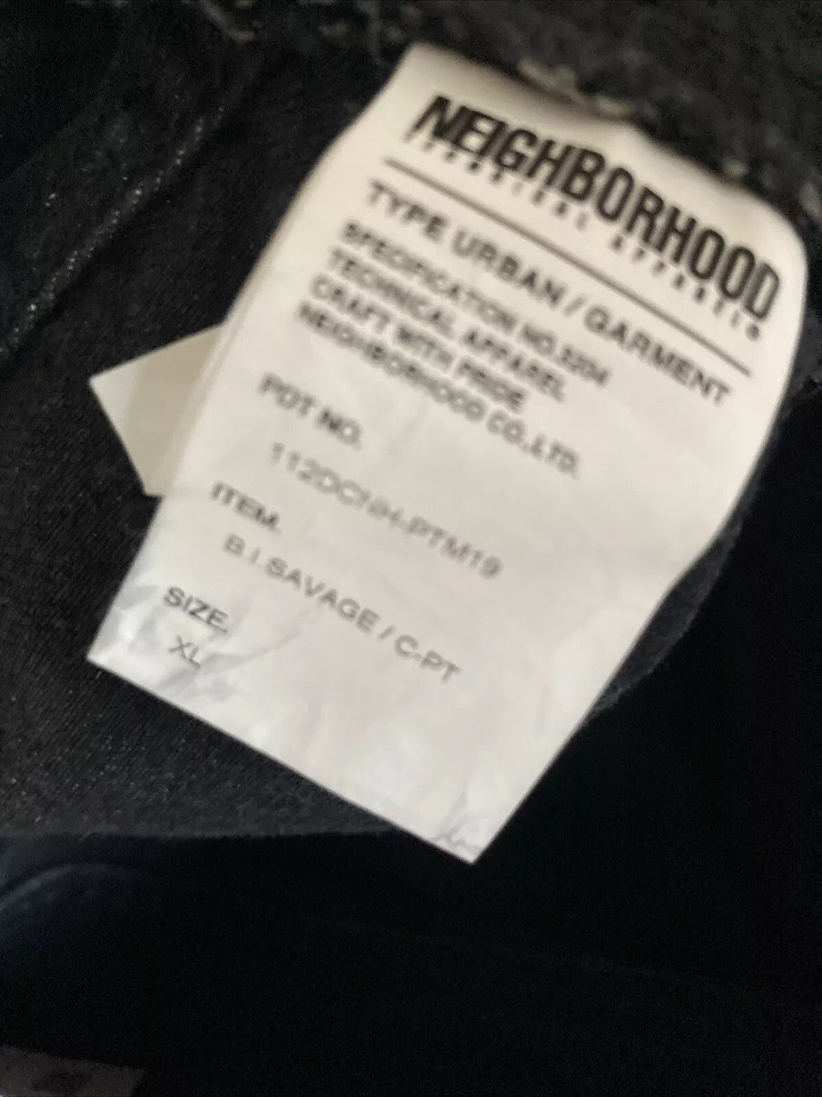 Neighborhood Neighborhood NBHD Black Icon denim Jeans Narrow straight Size US 36 / EU 52 - 13 Thumbnail