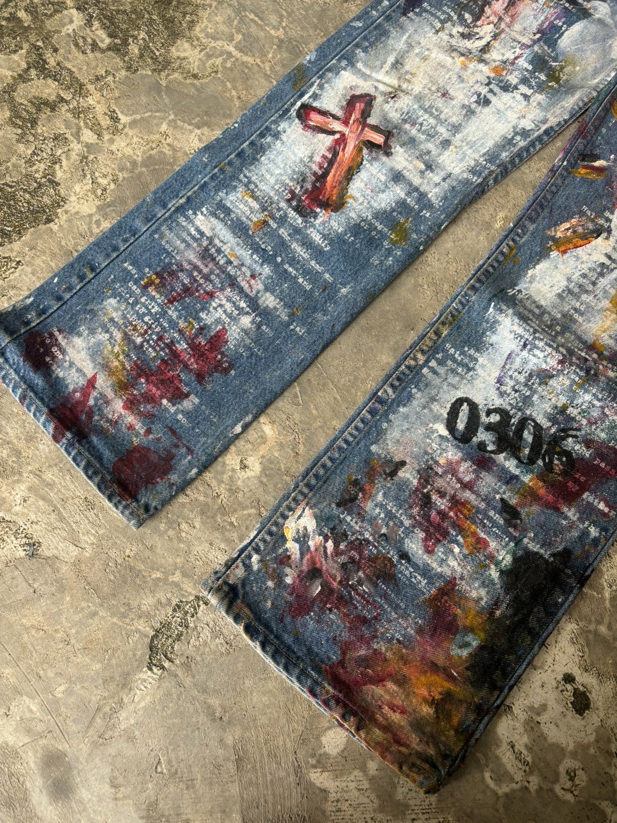 Levi's Vintage Clothing Vintage Levis Orange Tab 517 Painter Art Denim Size US 34 / EU 50 - 5 Thumbnail