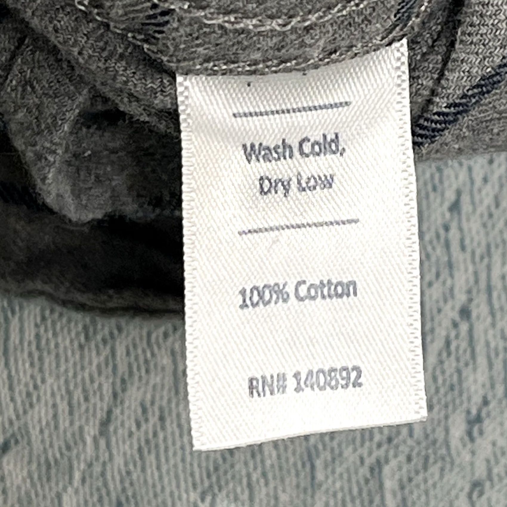 Marine Layer Marine Layer Button-Up Shirt Lightweight Cotton Blue Gray Stripes Long Sleeve Men LG Size US L / EU 52-54 / 3 - 4 Thumbnail