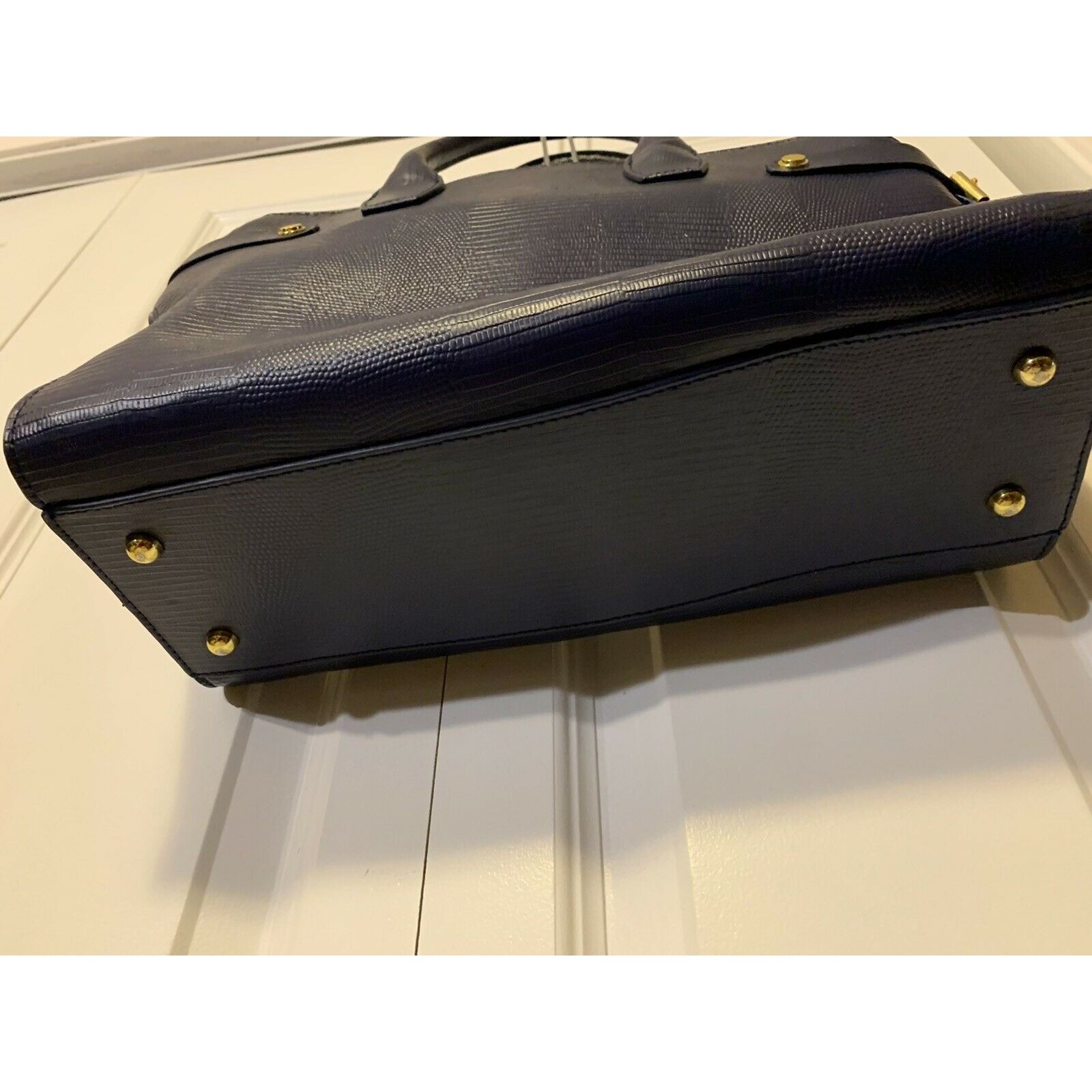 Other Joy Mangano Leather Purse Blue Size ONE SIZE - 10 Thumbnail