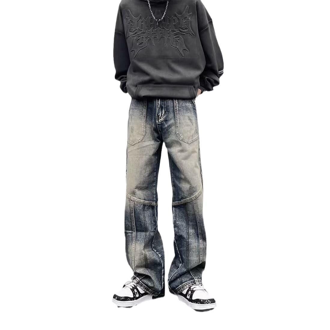 Japanese Brand Loose straight leg casual high street jeans Size US 32 / EU 48 - 4 Thumbnail