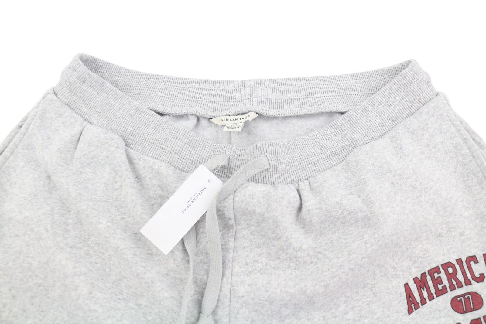 American Eagle Outfitters L Grey Melange Drawstring Sweatpants 88780 Size US 34 / EU 50 - 5 Thumbnail